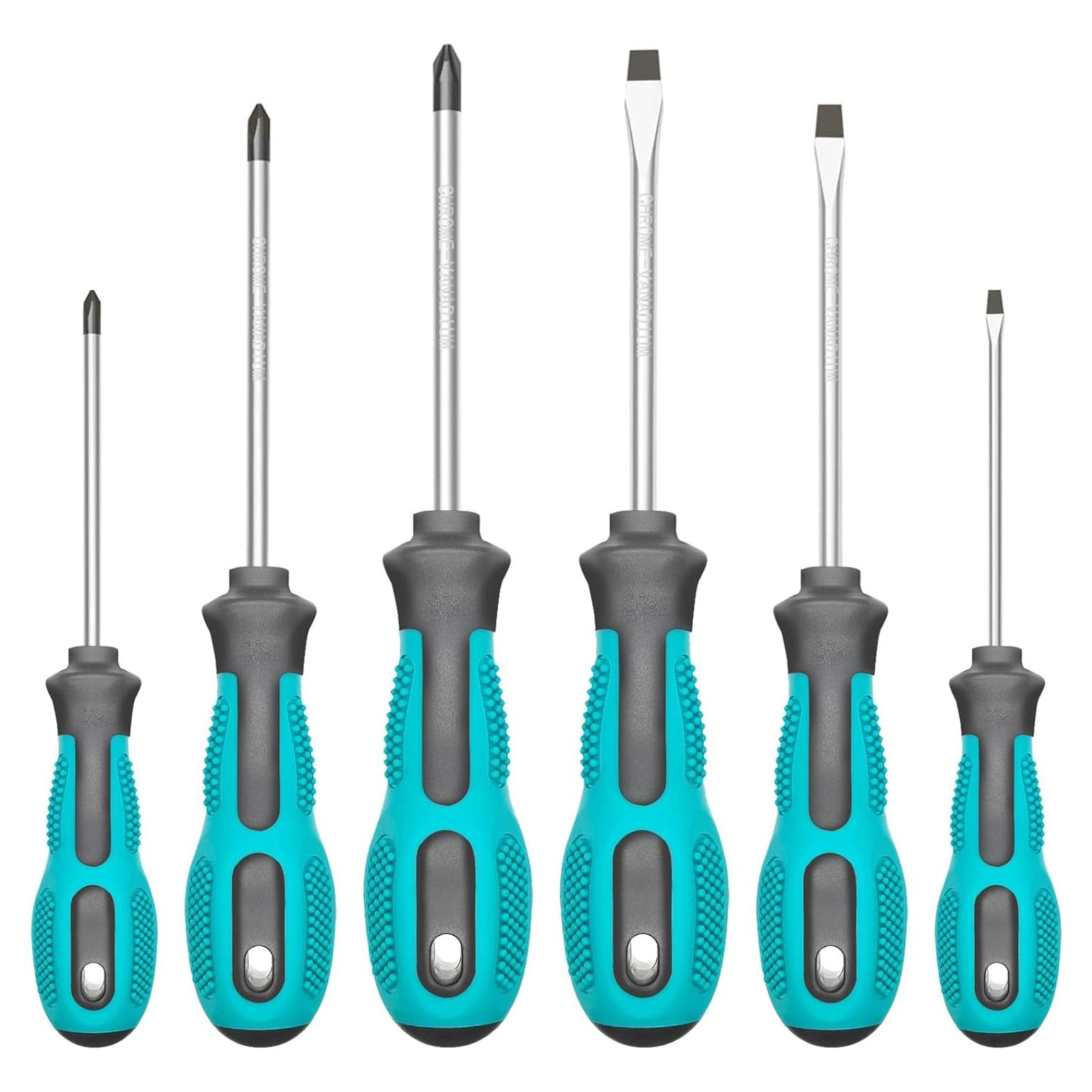 Juego de Destornilladores Magnéticos Tcwous 6 Piezas