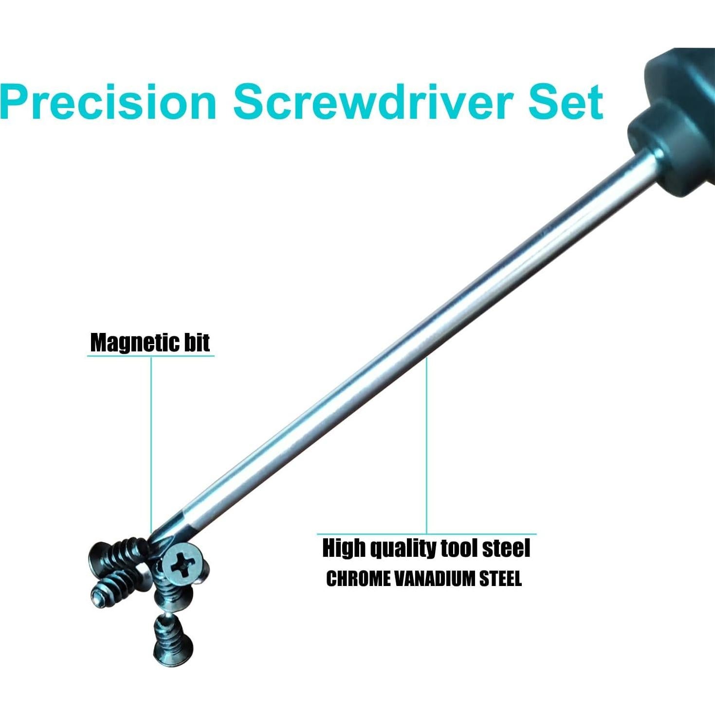 Juego de Destornilladores Magnéticos Tcwous 6 Piezas