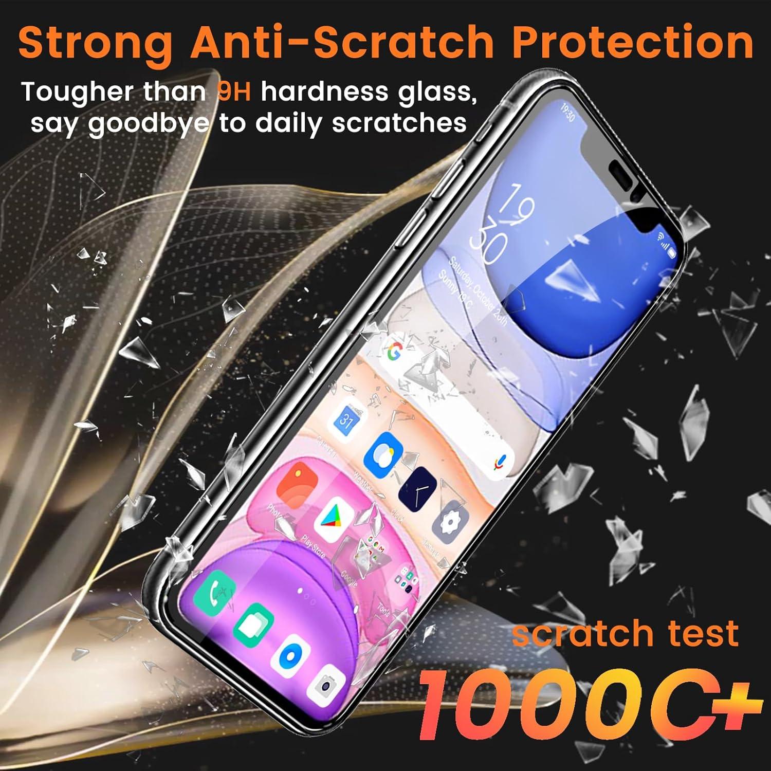 Protector de Pantalla Privado Lesakit para iPhone 11 6.1" 9H