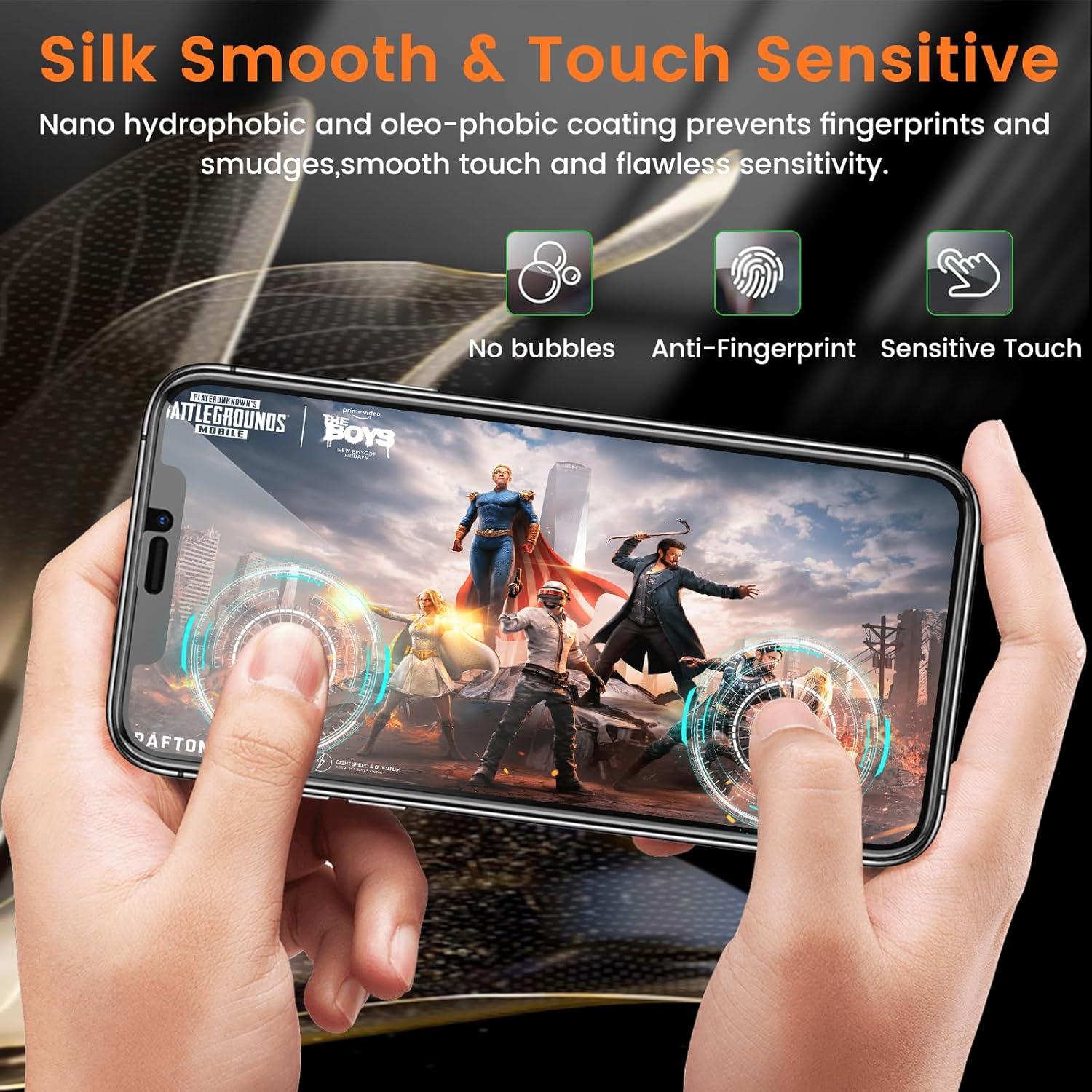 Protector de Pantalla Privado Lesakit para iPhone 11 6.1" 9H