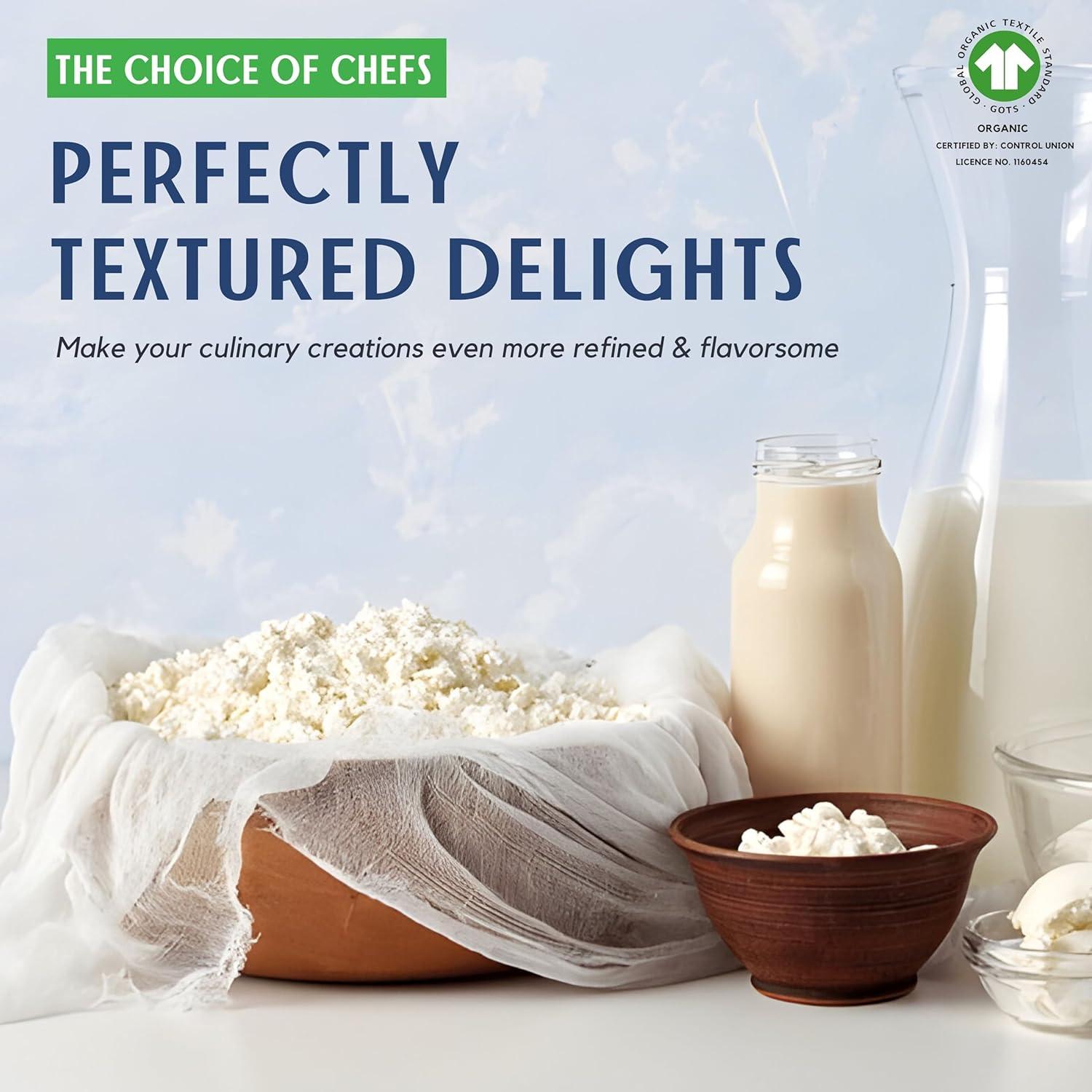 Gasa de Algodón Orgánico WHITEWRAP Grado 50 50x50 cm