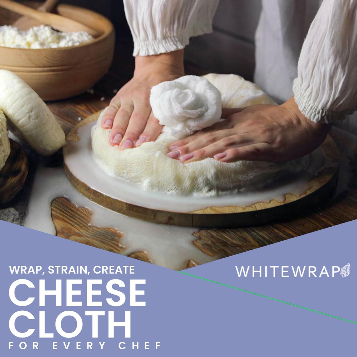 Gasa de Algodón Orgánico WHITEWRAP Grado 50 50x50 cm