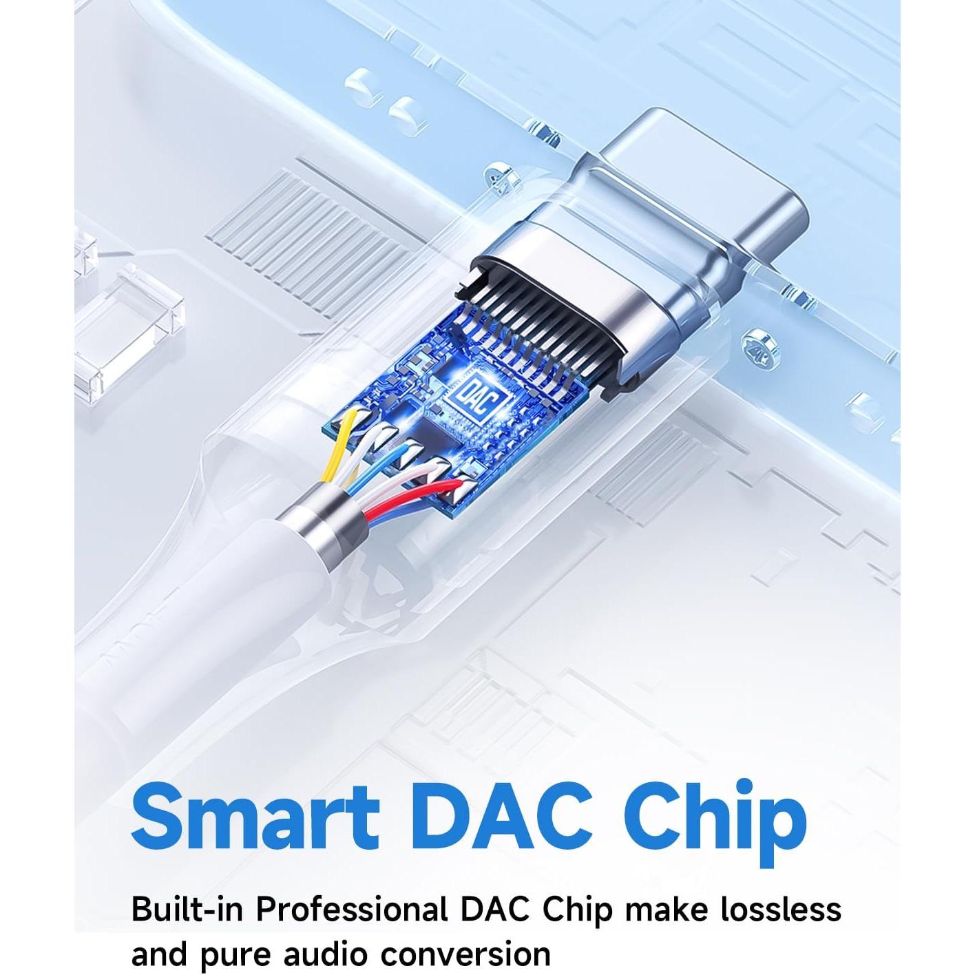 Adaptador USB C a 3.5mm y cargador Criello - Paquete de 2