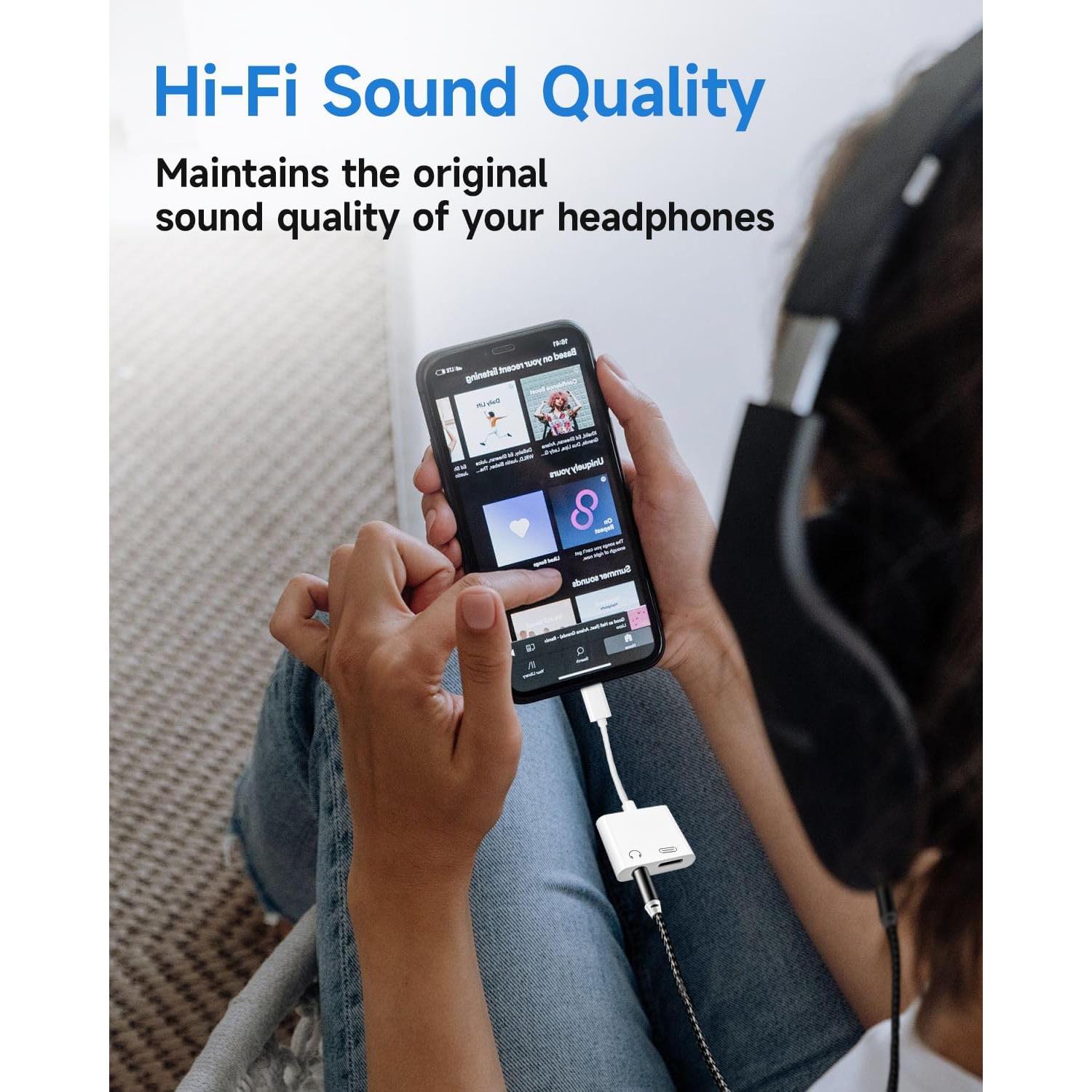 Adaptador USB C a 3.5mm y cargador Criello - Paquete de 2