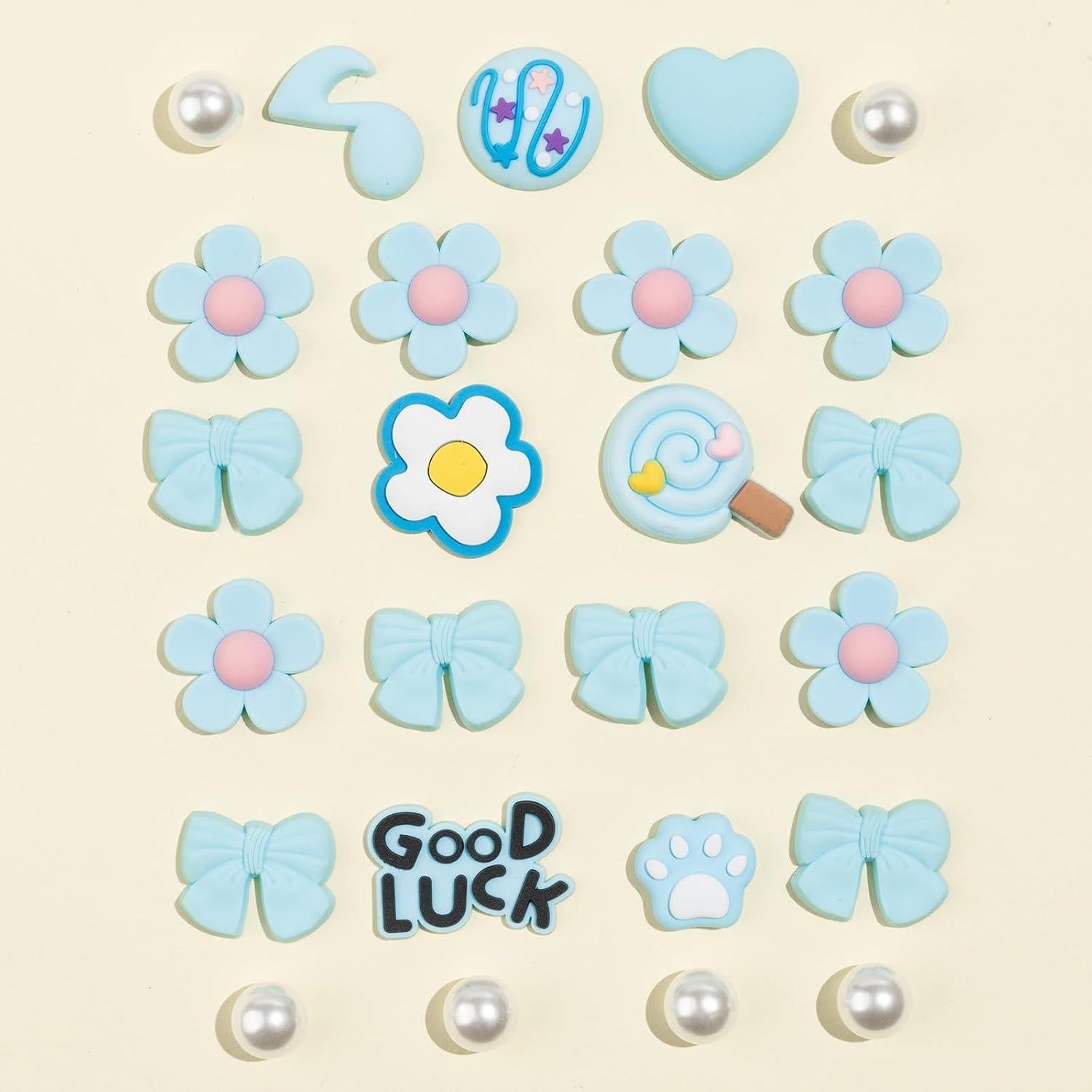 Encantadores de Zapatos para Niñas y Mujeres - 25 Piezas DIY Coloridos