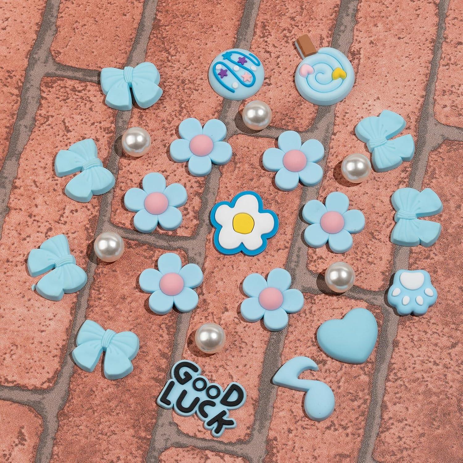 Encantadores de Zapatos para Niñas y Mujeres - 25 Piezas DIY Coloridos