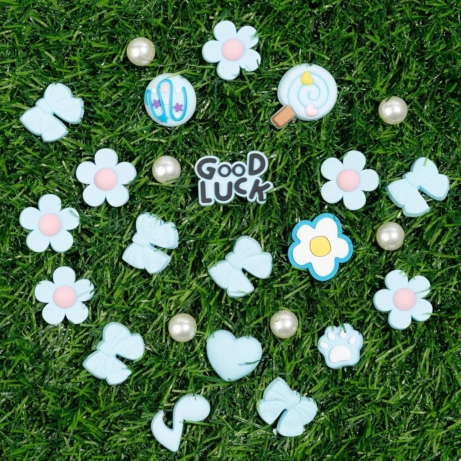 Encantadores de Zapatos para Niñas y Mujeres - 25 Piezas DIY Coloridos