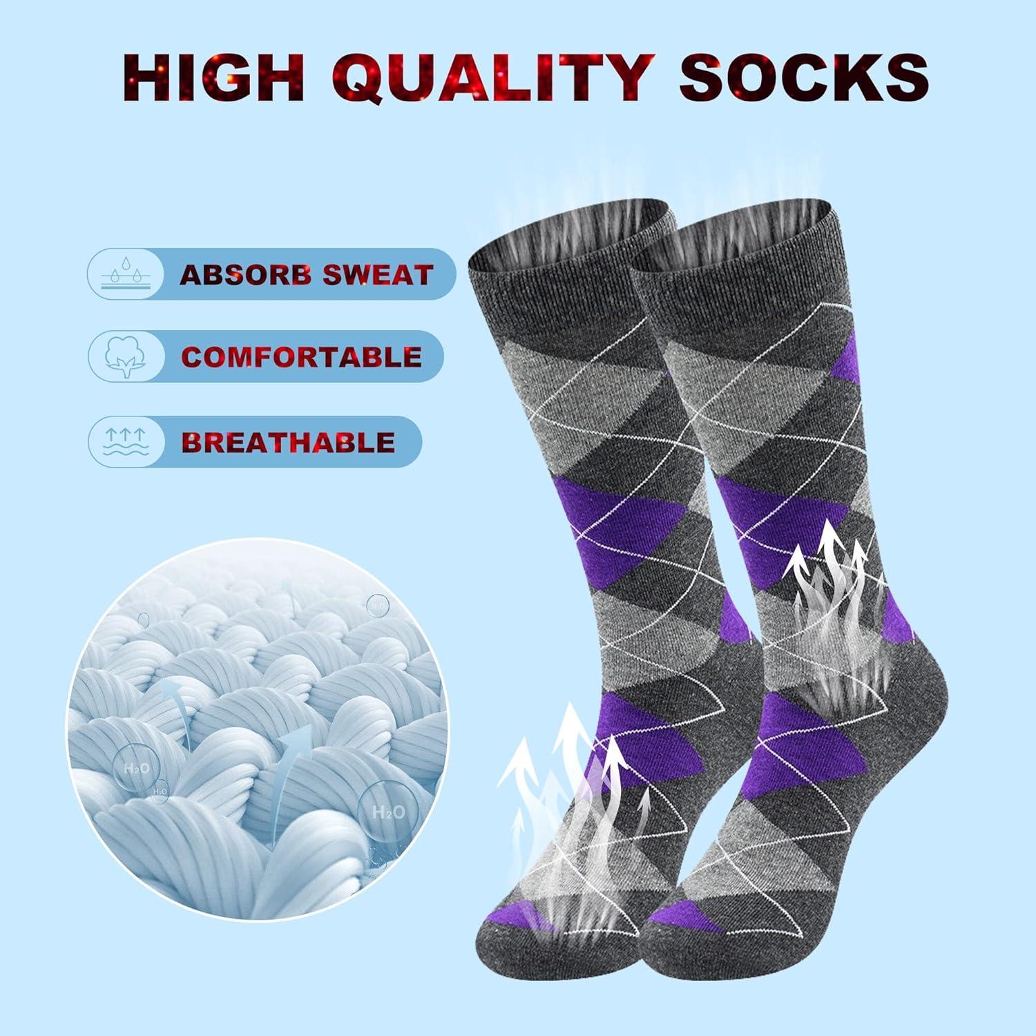 Calcetines Térmicos de Lana Merino Bonangel para Hombres - 3 Pares Negros