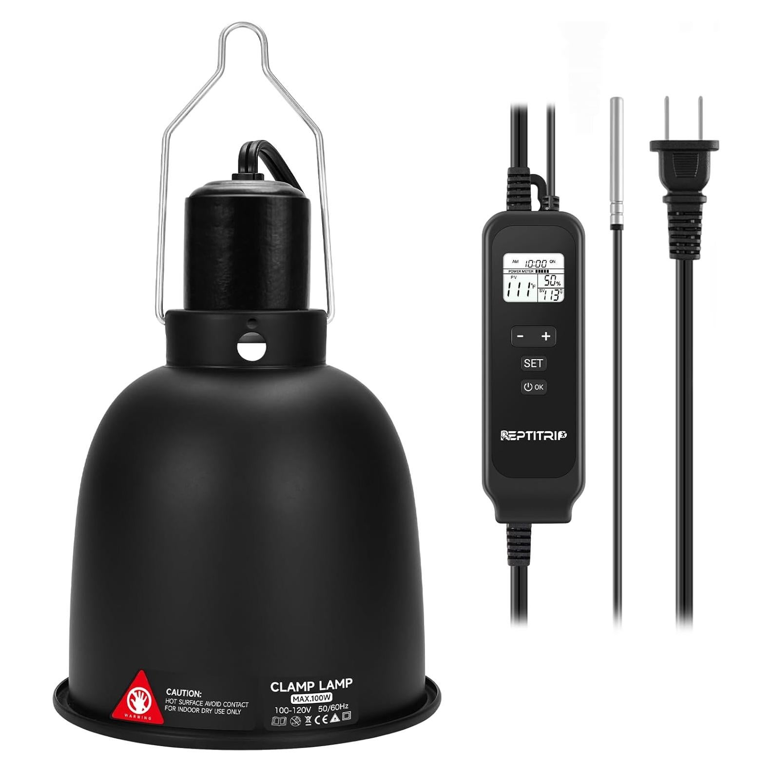 Lámpara de Calor Termostática REPTITRIP 5.5" para Reptiles