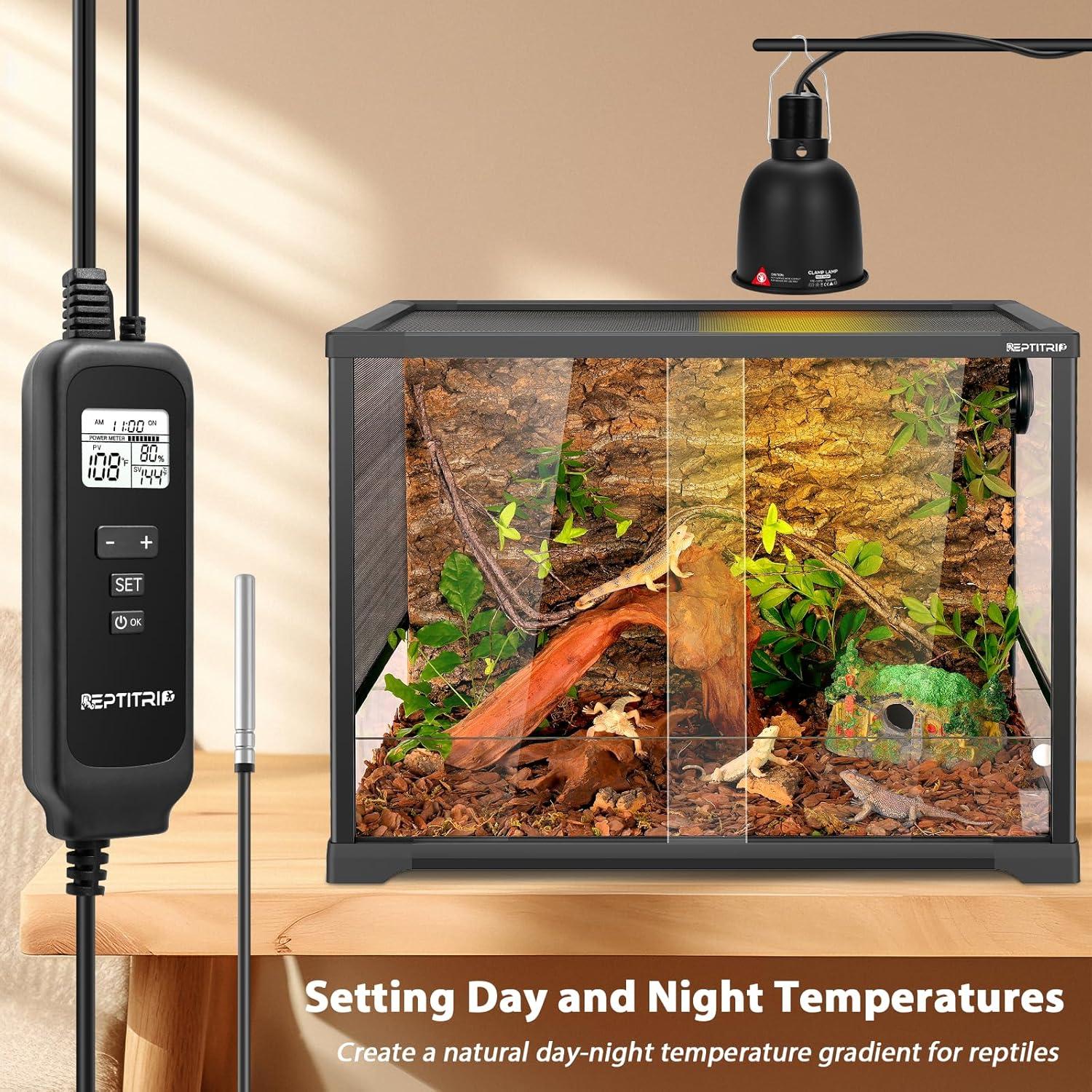 Lámpara de Calor Termostática REPTITRIP 5.5" para Reptiles