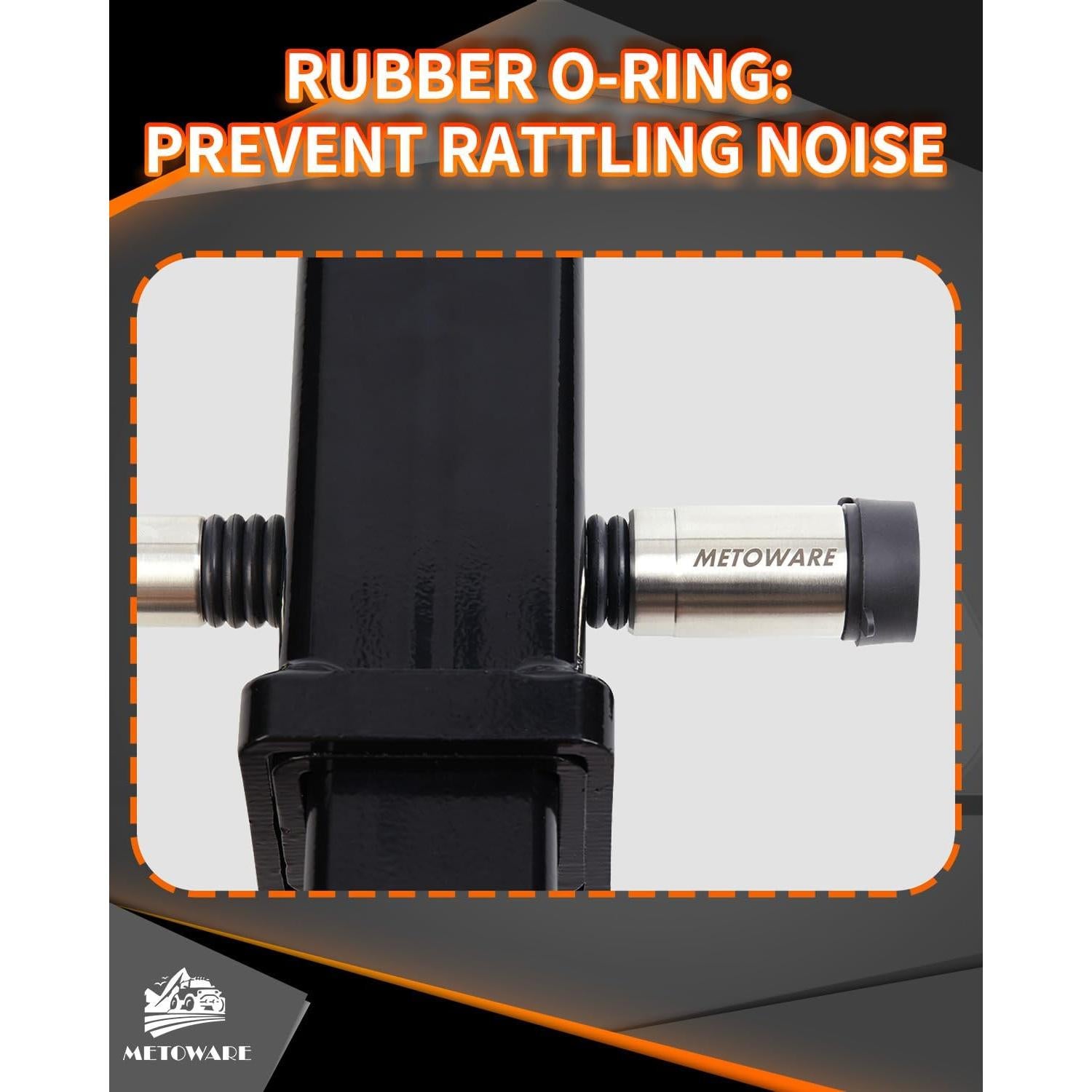 Cerradura de Remolque METOWARE de Acero Inoxidable 5.1 cm