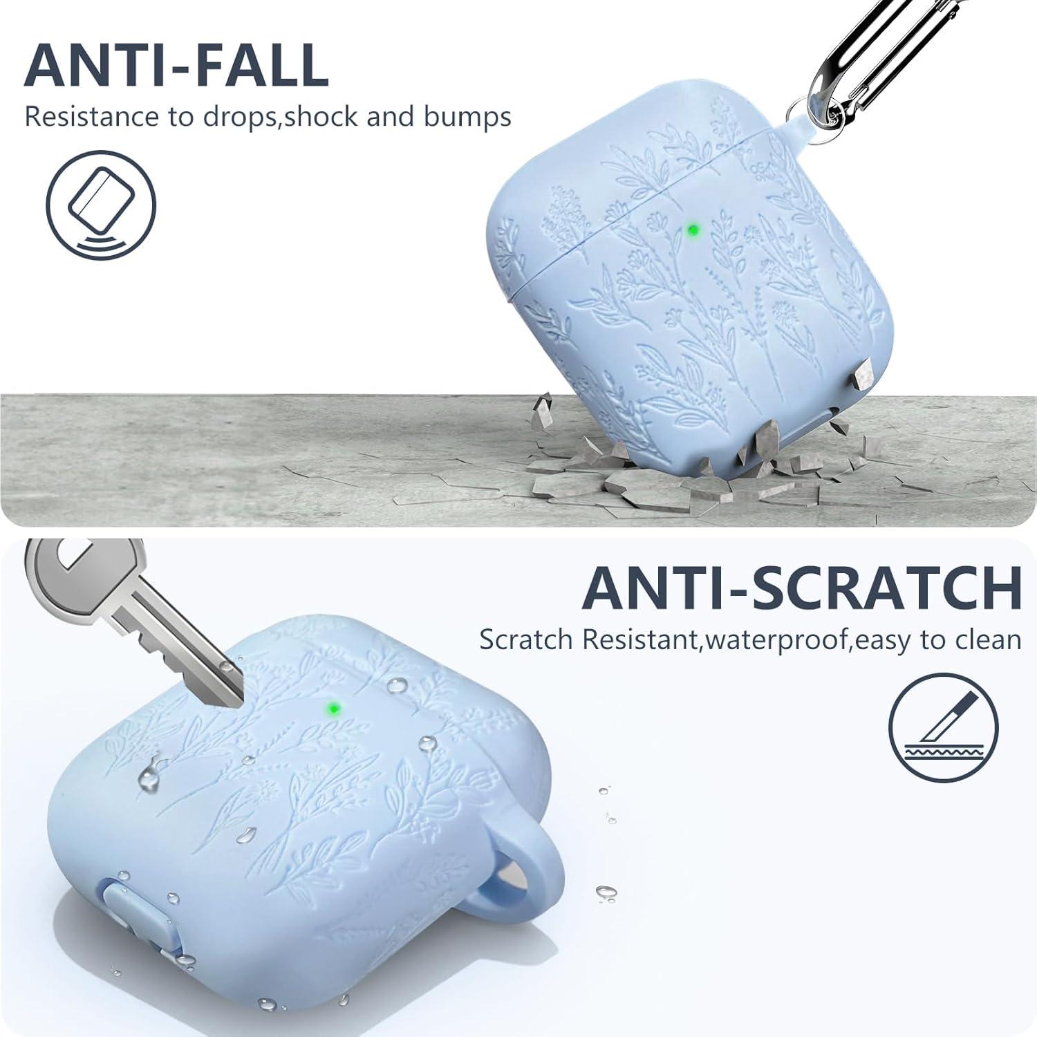 Funda de Silicona Grabada para AirPods 2ª/1ª Gen Ekoonpft