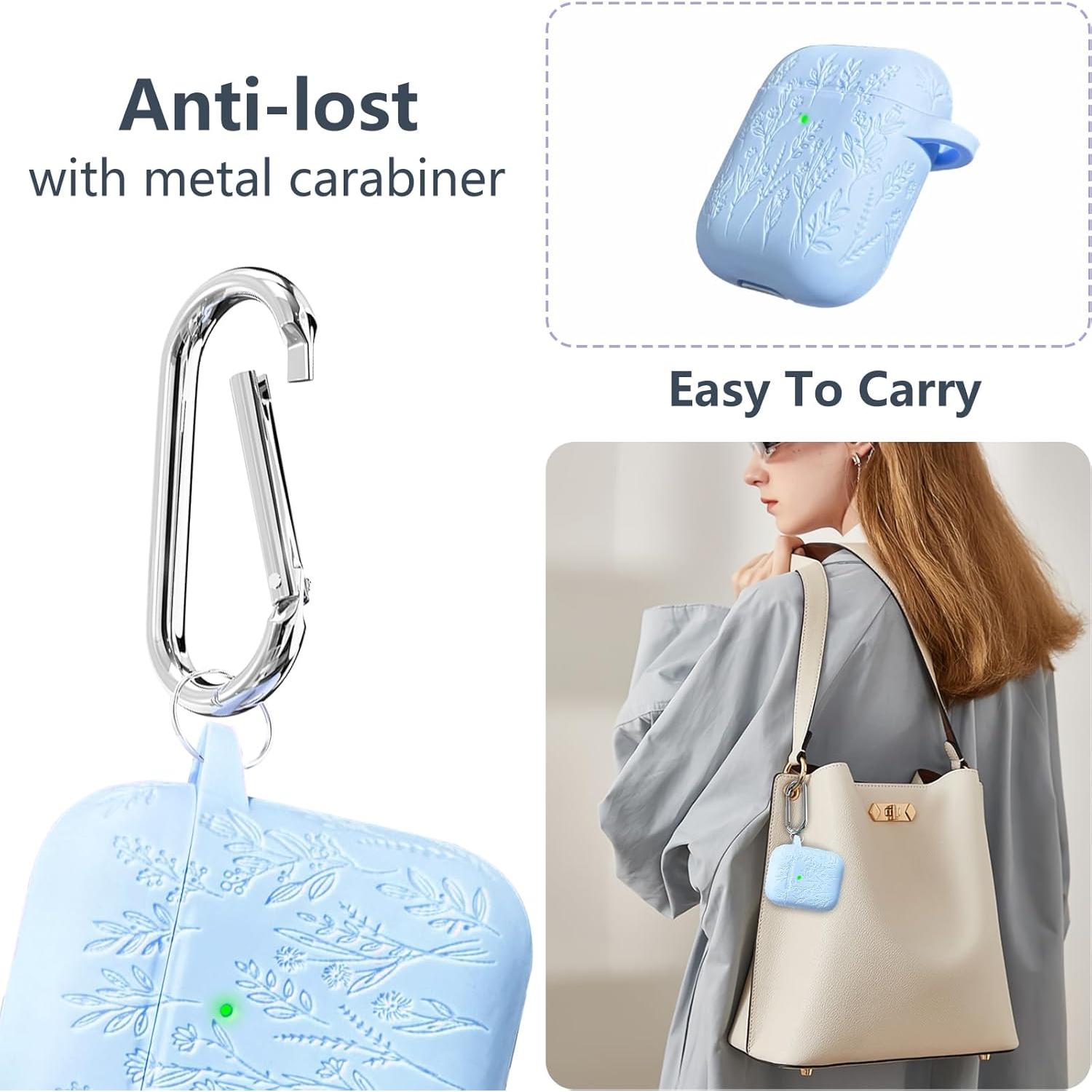 Funda de Silicona Grabada para AirPods 2ª/1ª Gen Ekoonpft