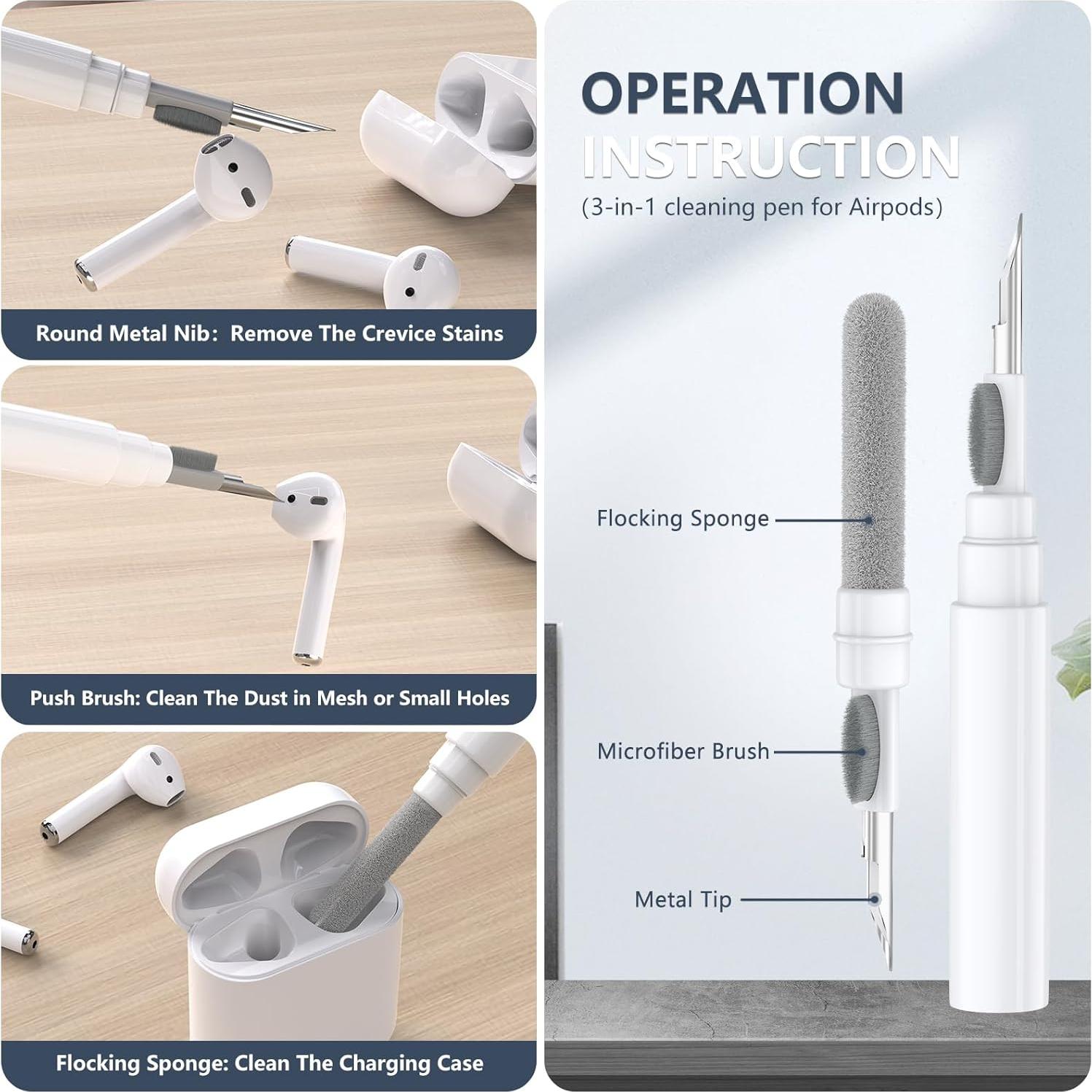 Funda de Silicona Grabada para AirPods 2ª/1ª Gen Ekoonpft