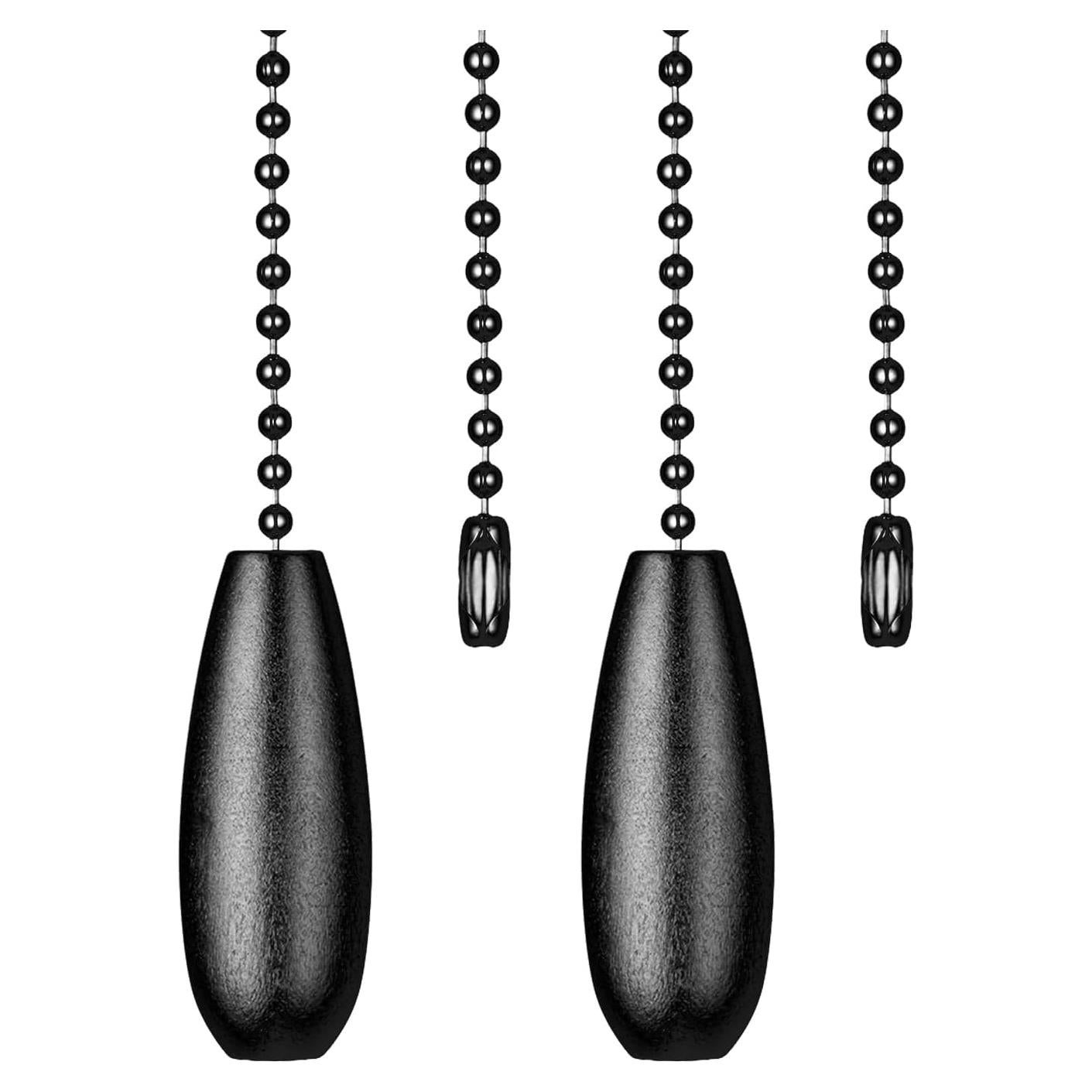 Cadena de Tirar para Ventilador de Techo EIFHYT 30.48 cm Madera Negra