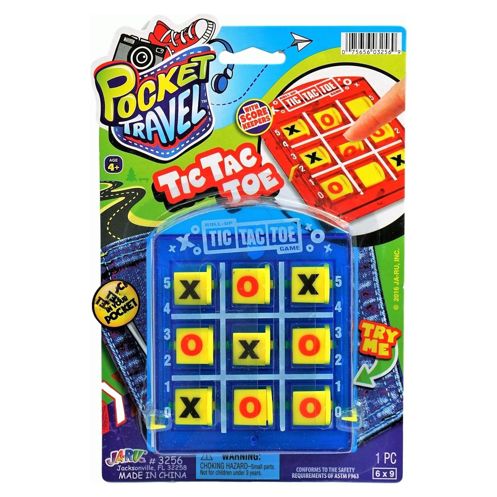 Juego de Tres en Raya Portátil JA-RU para Viaje 15x23cm