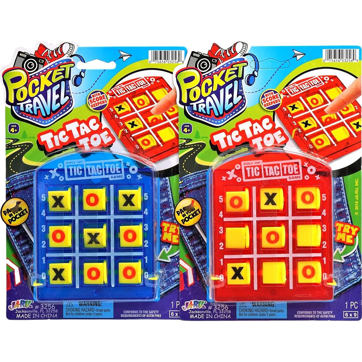 Juego de Tres en Raya Portátil JA-RU para Viaje 15x23cm