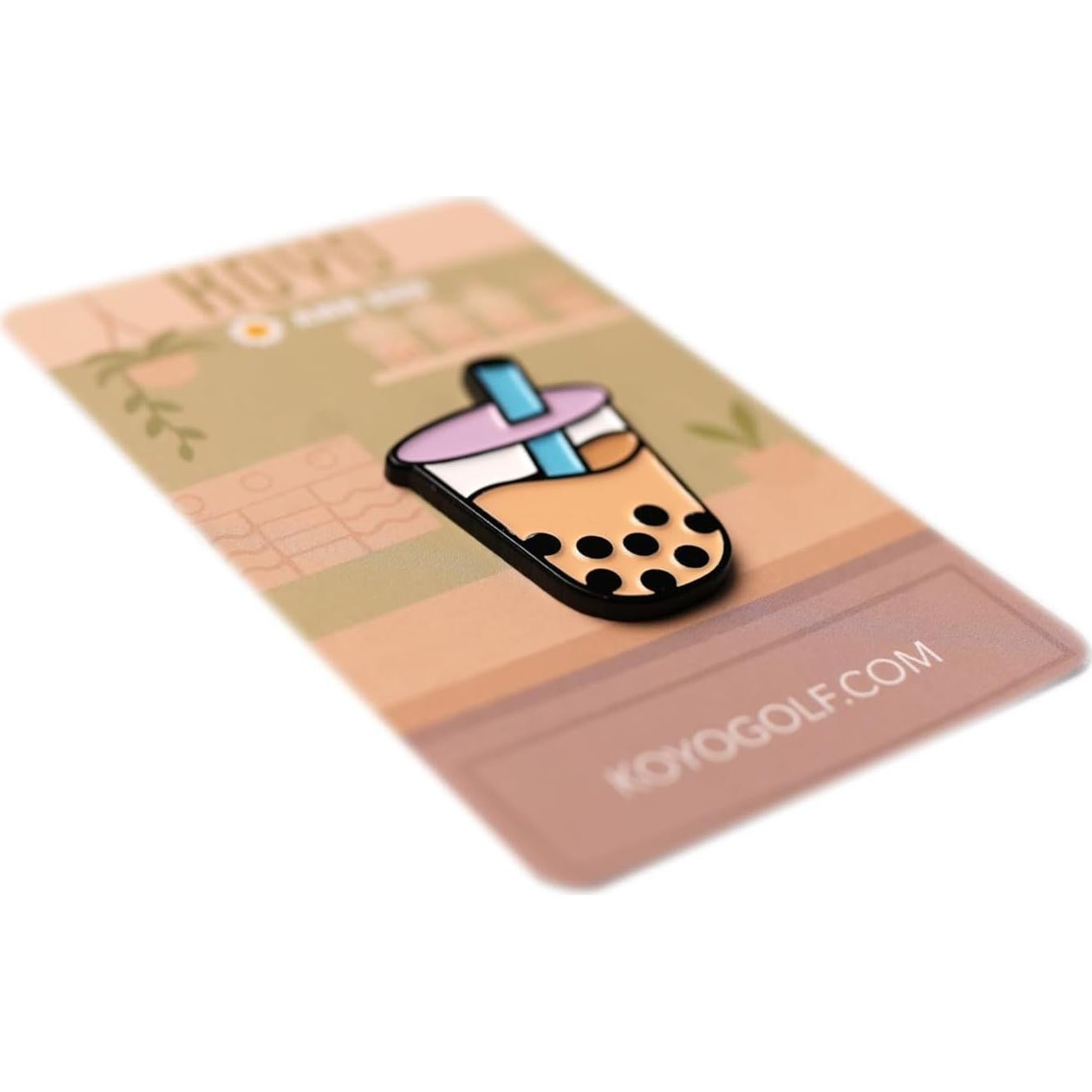 Marcador de Pelota de Golf KOYO Té de Burbuja con Clip Magnético