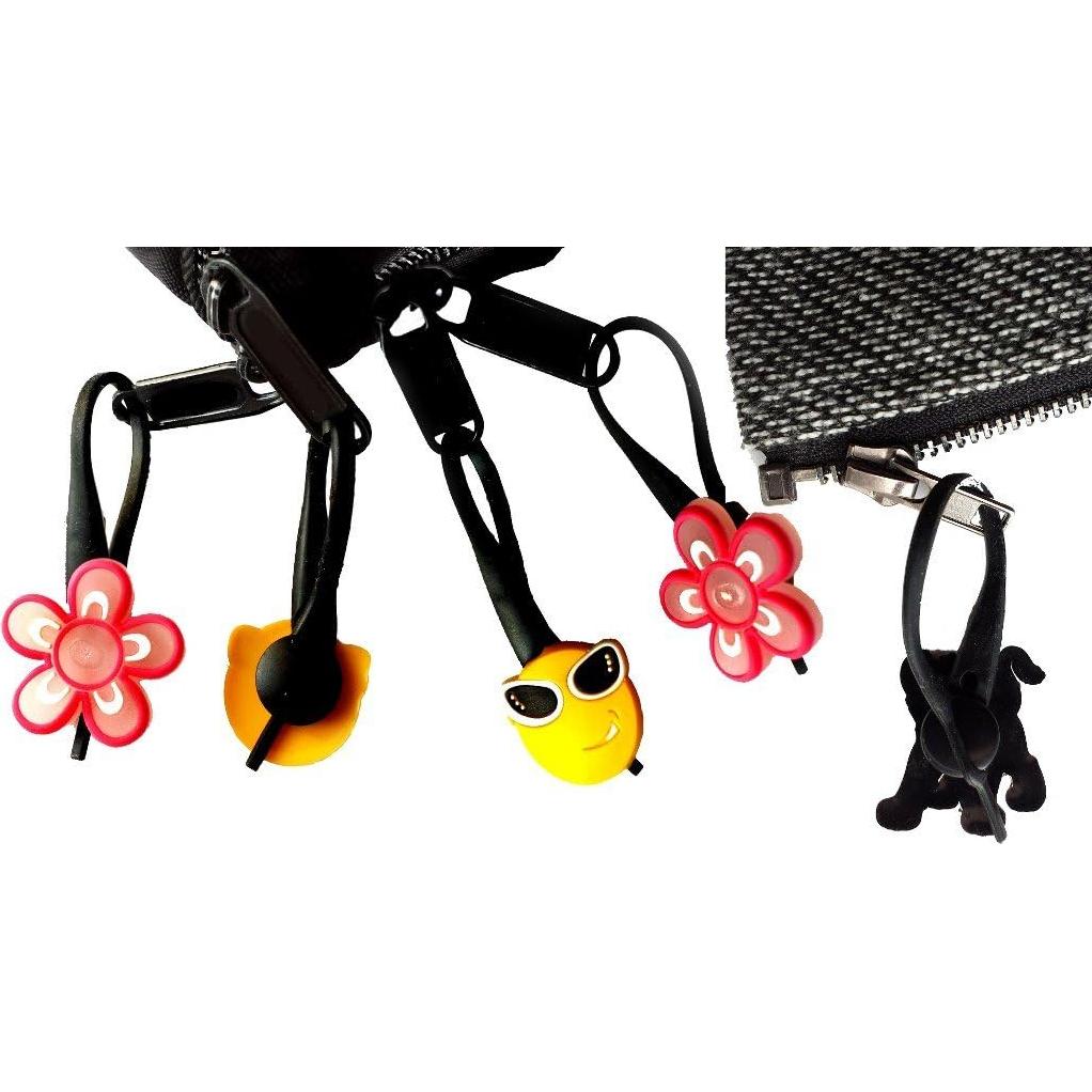 Conjunto de tiradores de cremallera Avirgo - 6 piezas gatitos