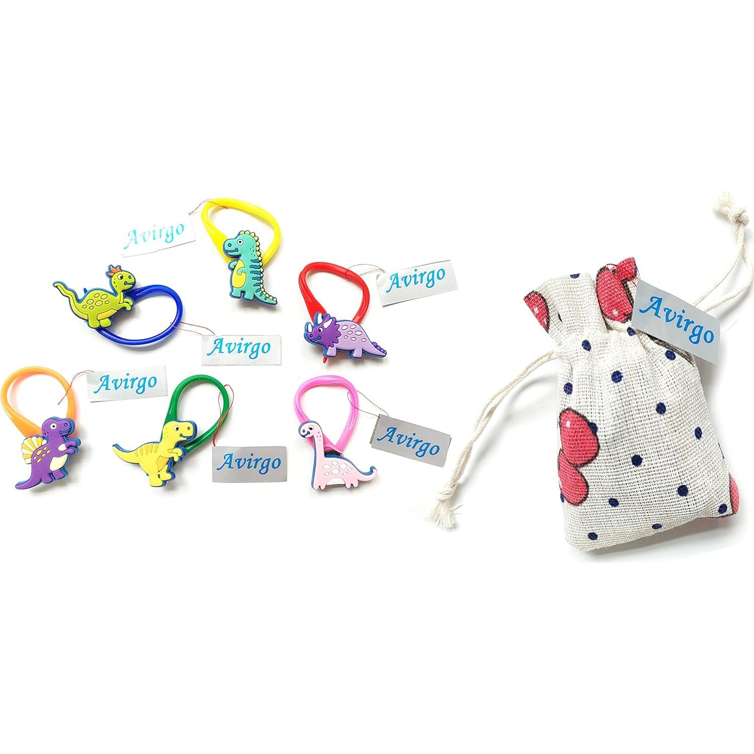 Conjunto de tiradores de cremallera Avirgo - 6 piezas gatitos