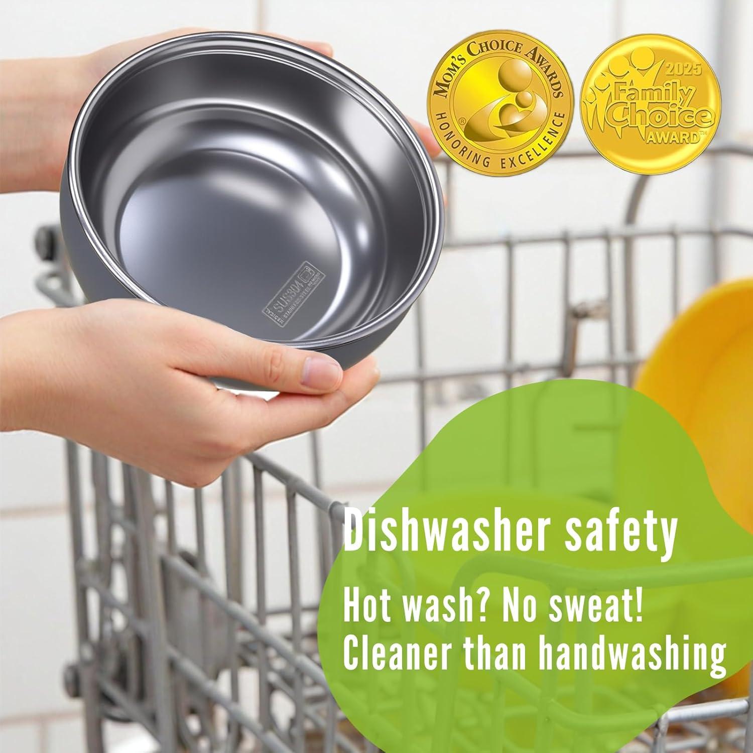 Tazones Antideslizantes para Niños OKAY ORANGE 12.7 cm