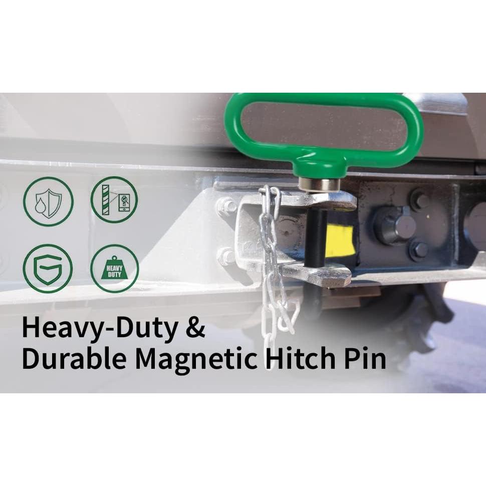 Pasador Magnético VIRTIONZ Verde 2 Paquetes para Remolque