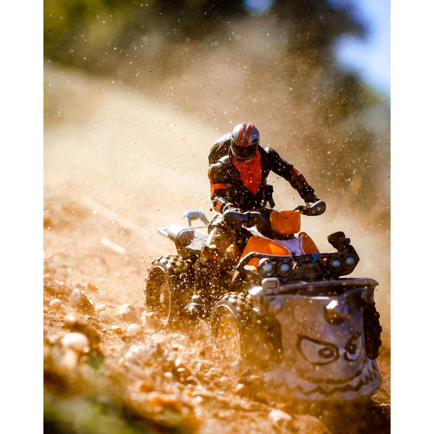 Vehículo Quadcrasher Jazwares Fortnite con figura Burnout