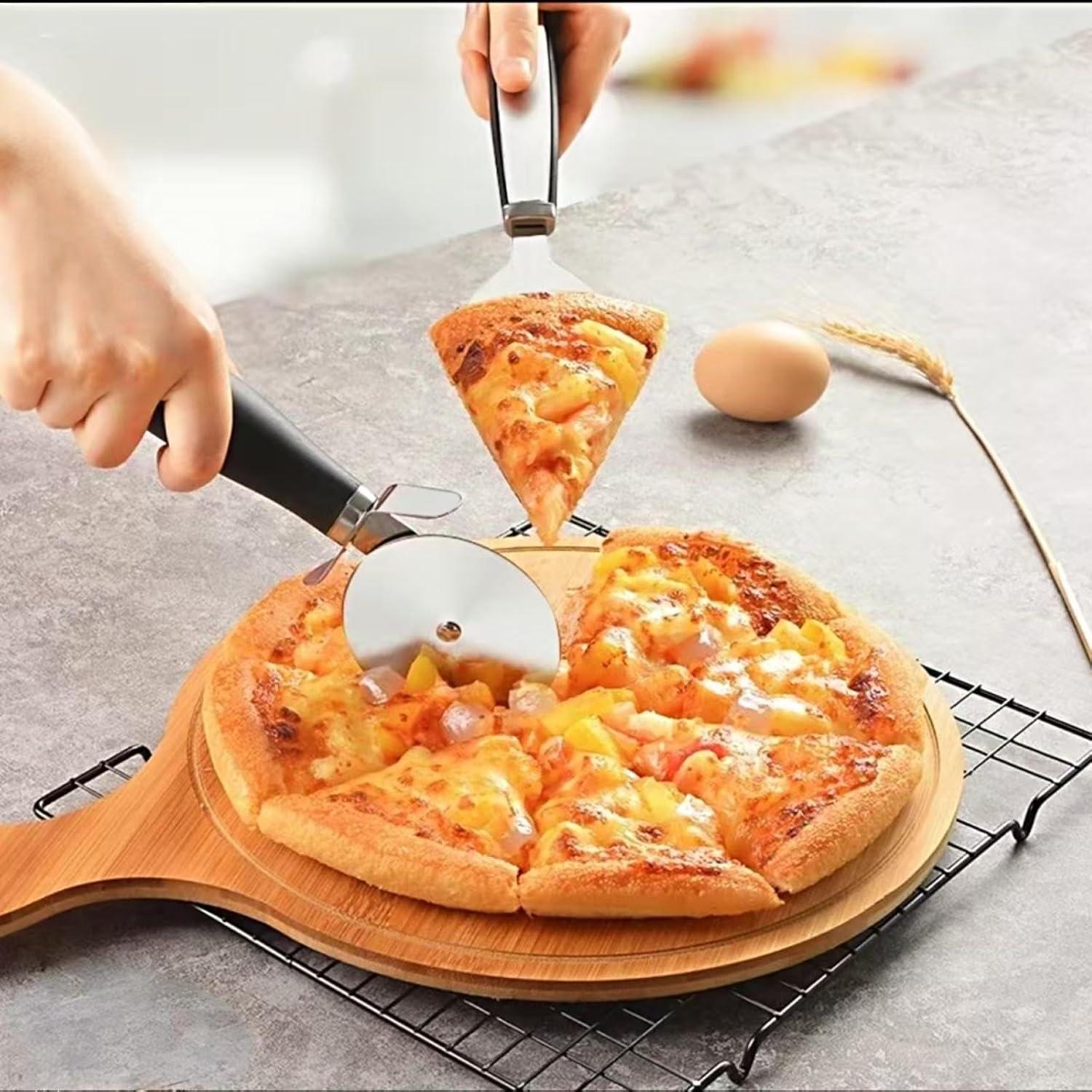 Cortador de Pizza KCUISHANW Acero Inoxidable 22x9.4cm