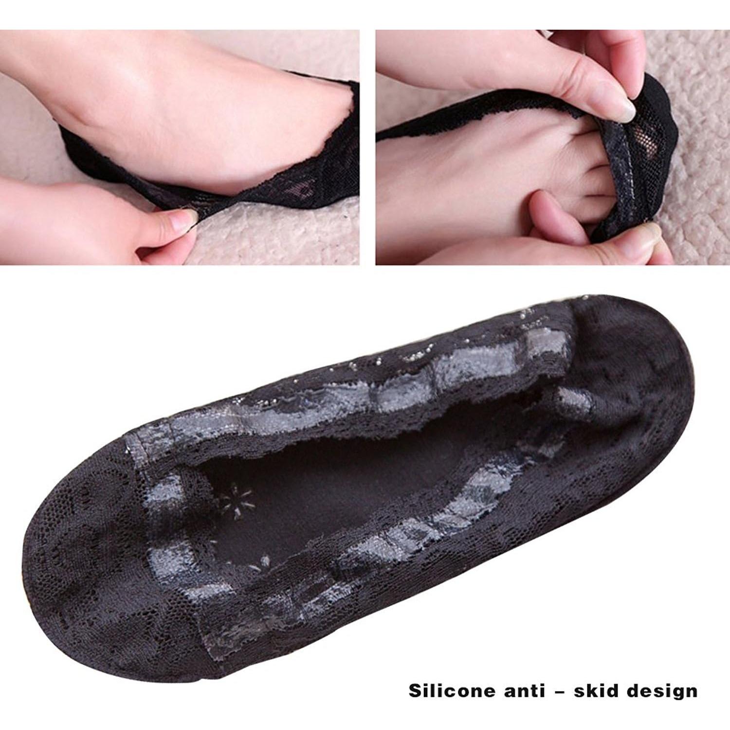 6 Pares de Calcetines Antideslizantes de Encaje SNUG STAR