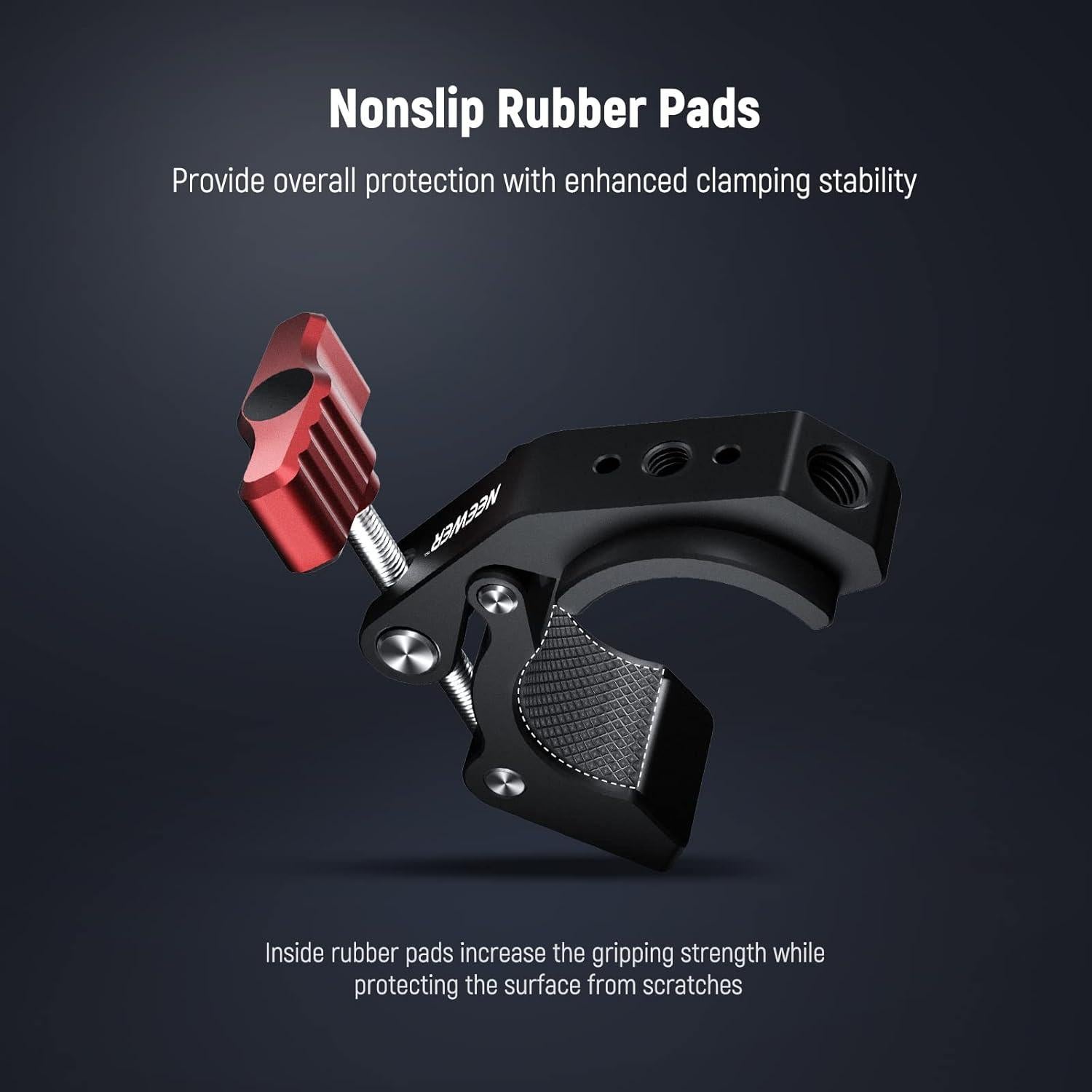 Abrazadera Super Clamp NEEWER ST81 con zapata fría 4 kg