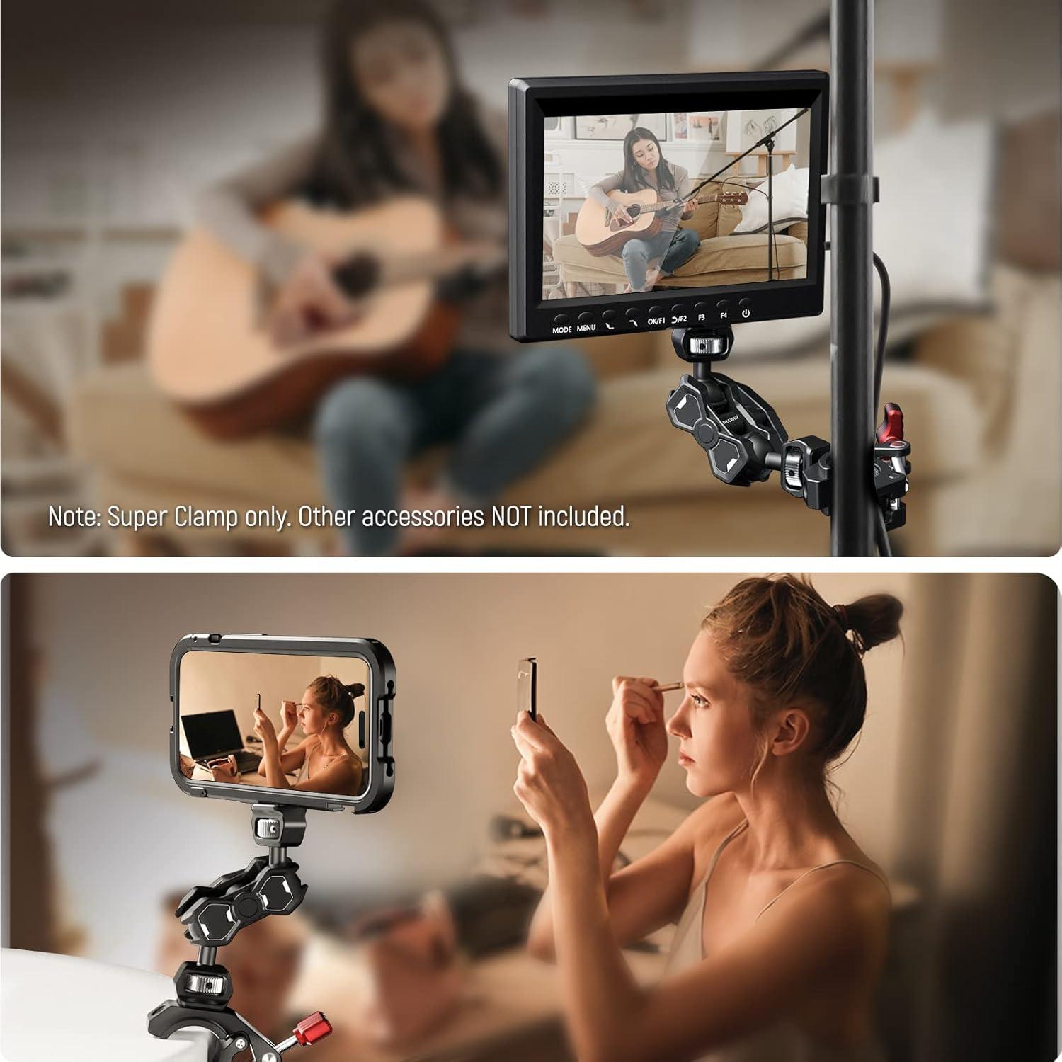 Abrazadera Super Clamp NEEWER ST81 con zapata fría 4 kg