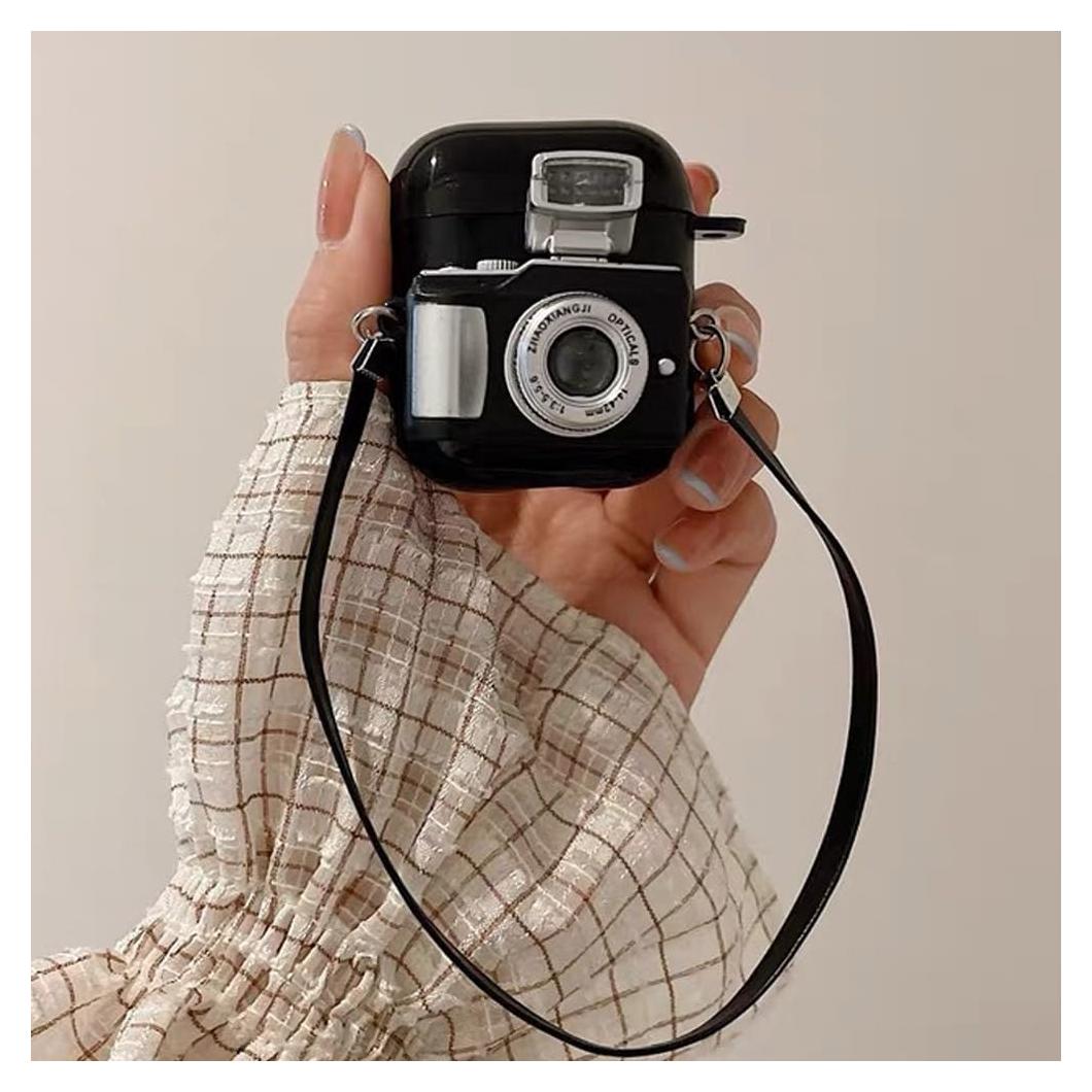 Funda Inalámbrica ZOSTLAND para AirPods 2 y 1 - Silicona Negra