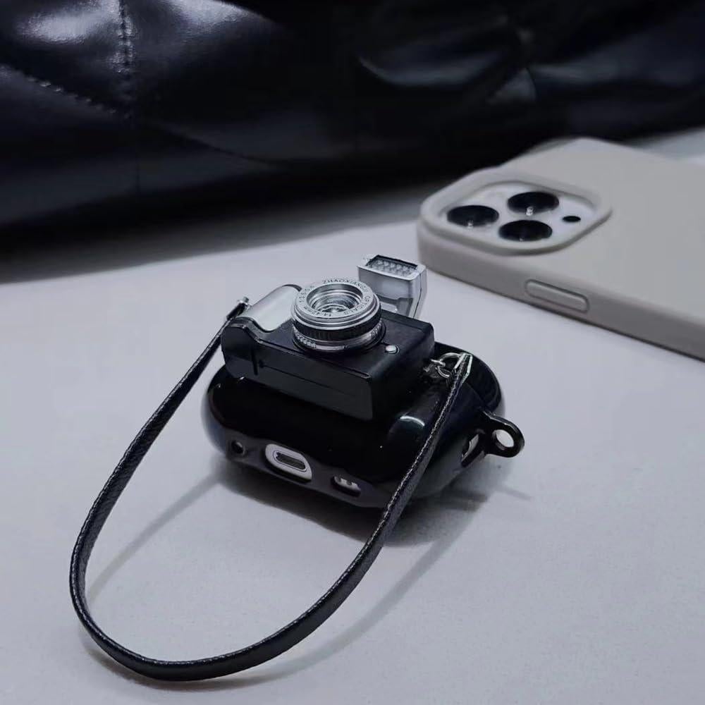 Funda Inalámbrica ZOSTLAND para AirPods 2 y 1 - Silicona Negra