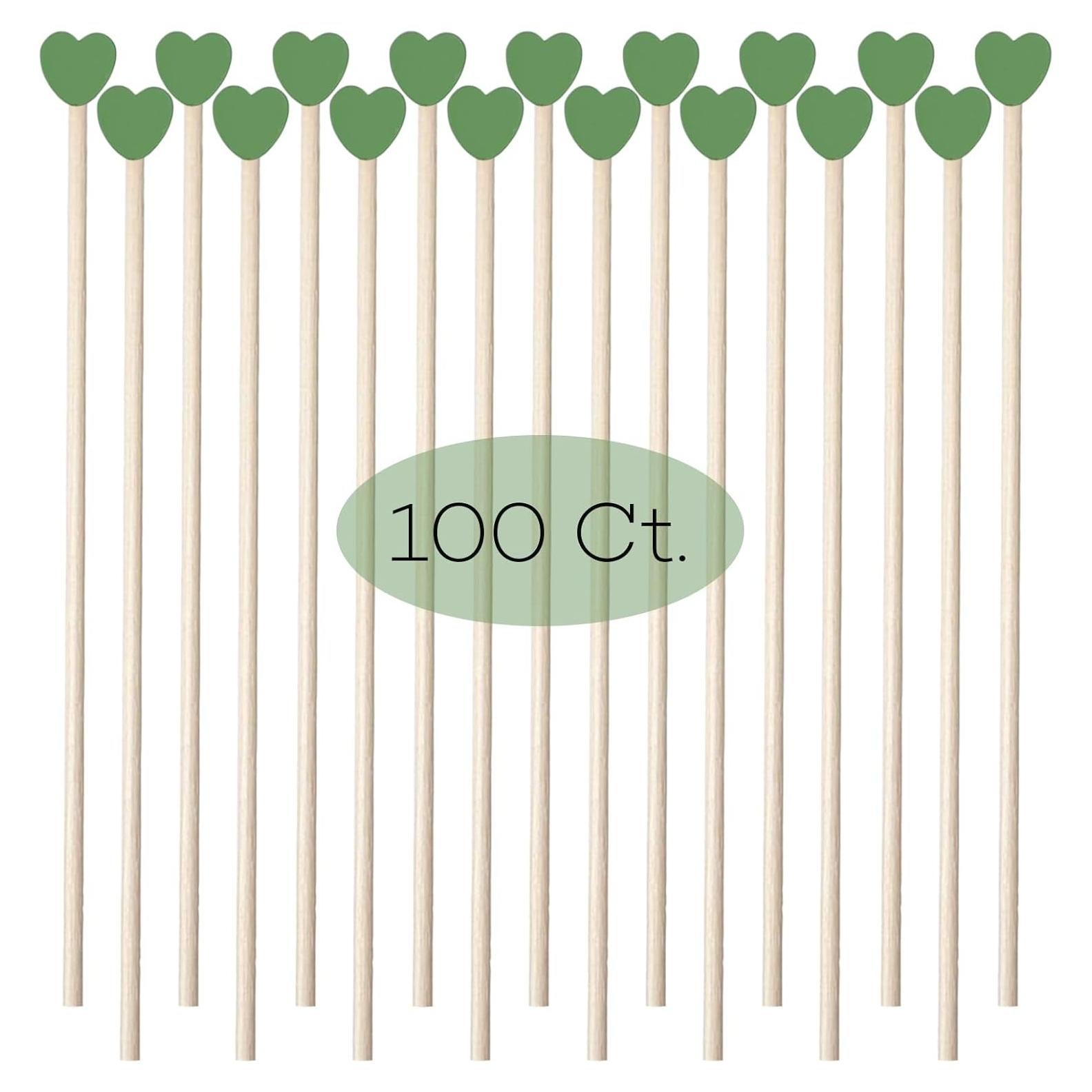 100 Palitos de Caramelo de Rocas OSSIJAY 15.24 cm Corazón Azul