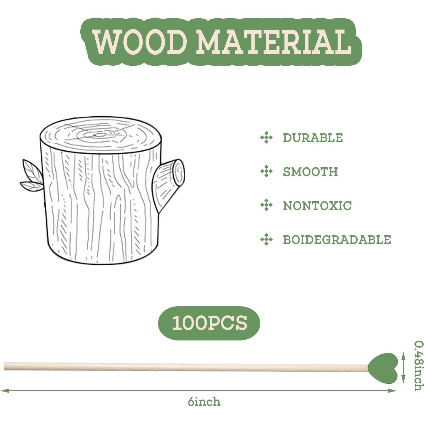 100 Palitos de Caramelo de Rocas OSSIJAY 15.24 cm Corazón Azul