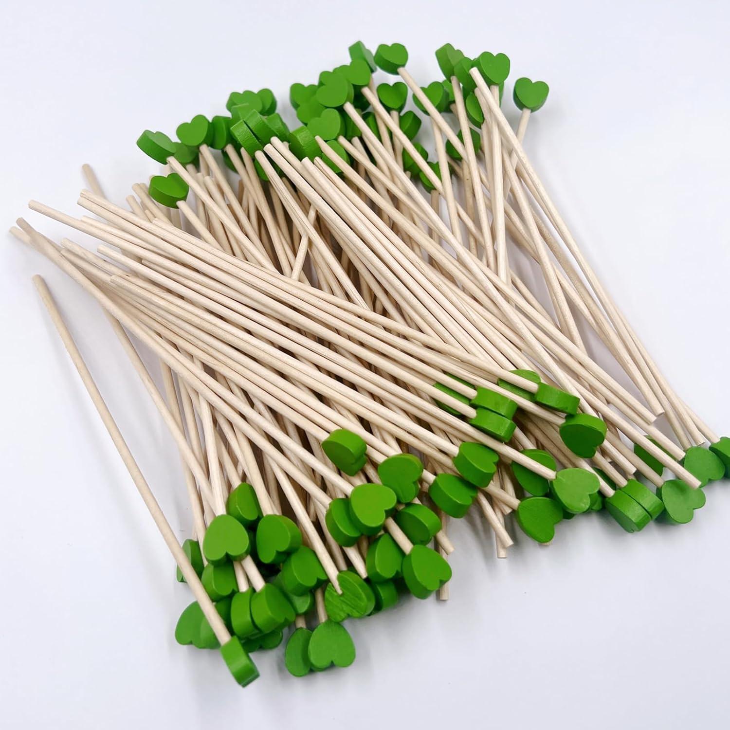 100 Palitos de Caramelo de Rocas OSSIJAY 15.24 cm Corazón Azul