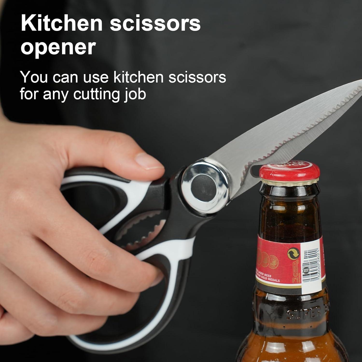 Tijeras de cocina multifuncionales Tyzine 2 piezas acero inoxidable