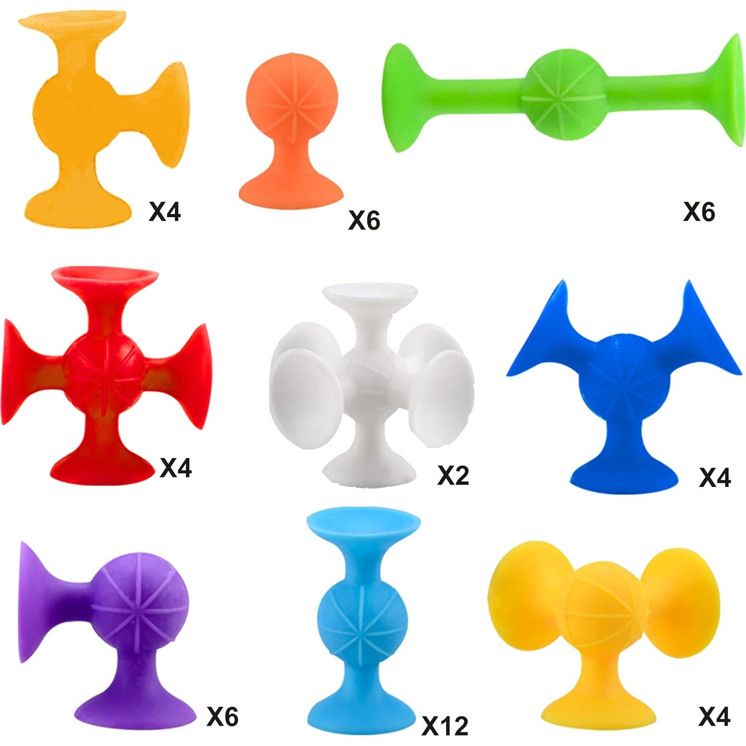 Juego de Construcción con Ventosas BOYI 48 Piezas para Niños