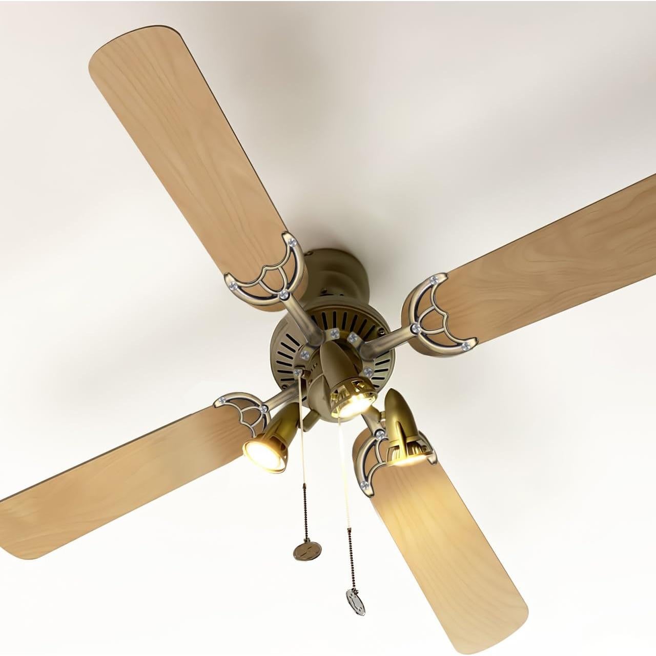 Brazo de Aspa de Ventilador de Techo DOITOOL 52" Bronce Antiguo