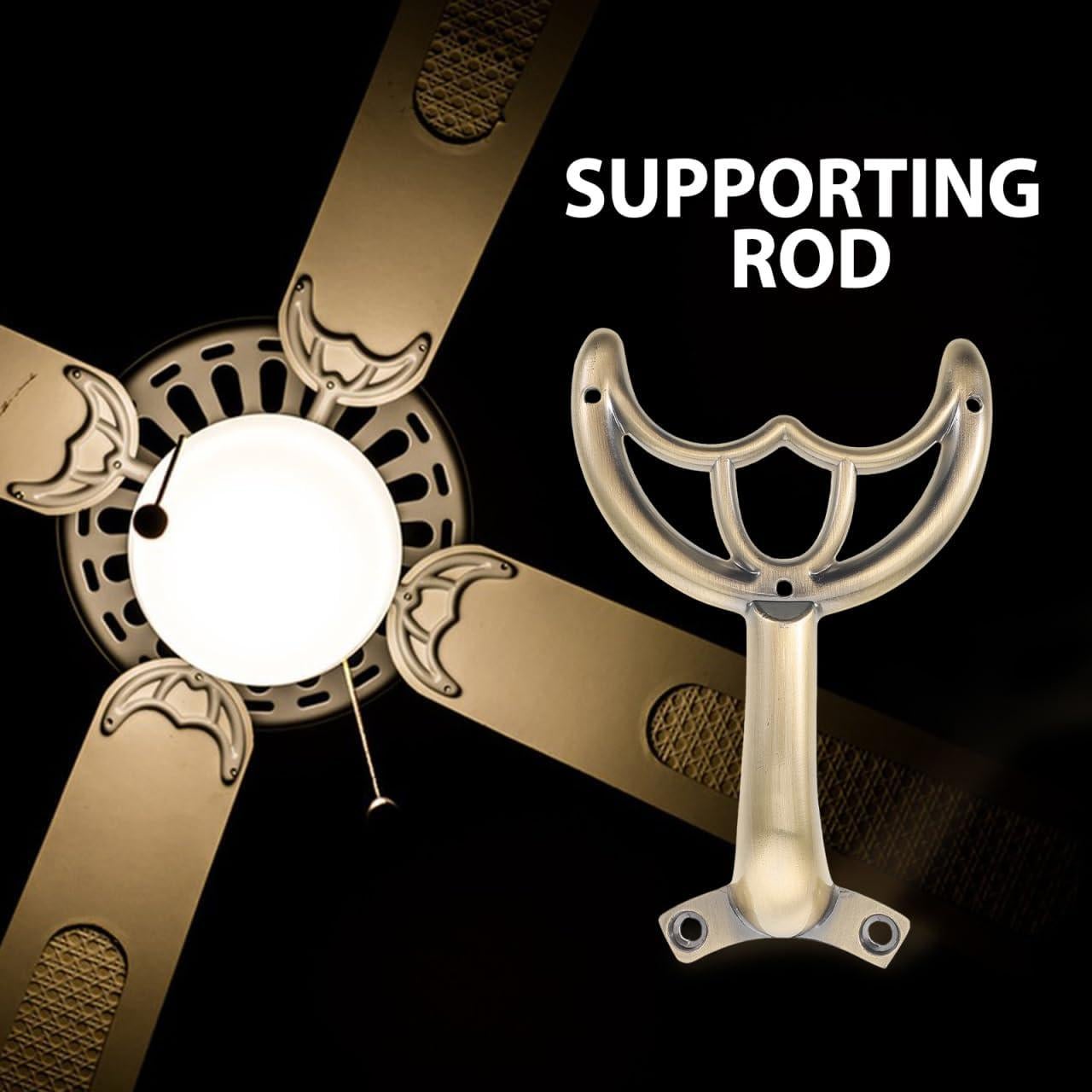 Brazo de Aspa de Ventilador de Techo DOITOOL 52" Bronce Antiguo