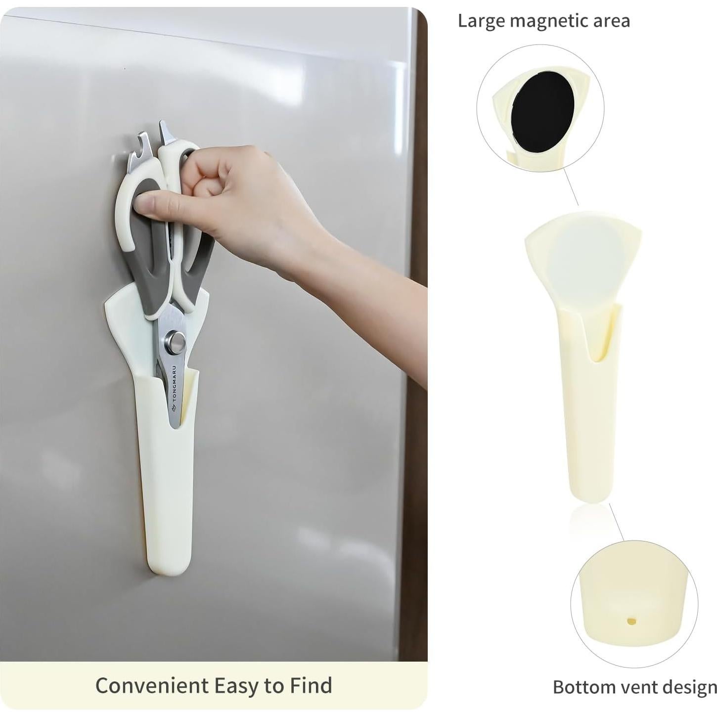 Tijeras de Cocina TONGMARU 23 cm Acero Inoxidable con Soporte