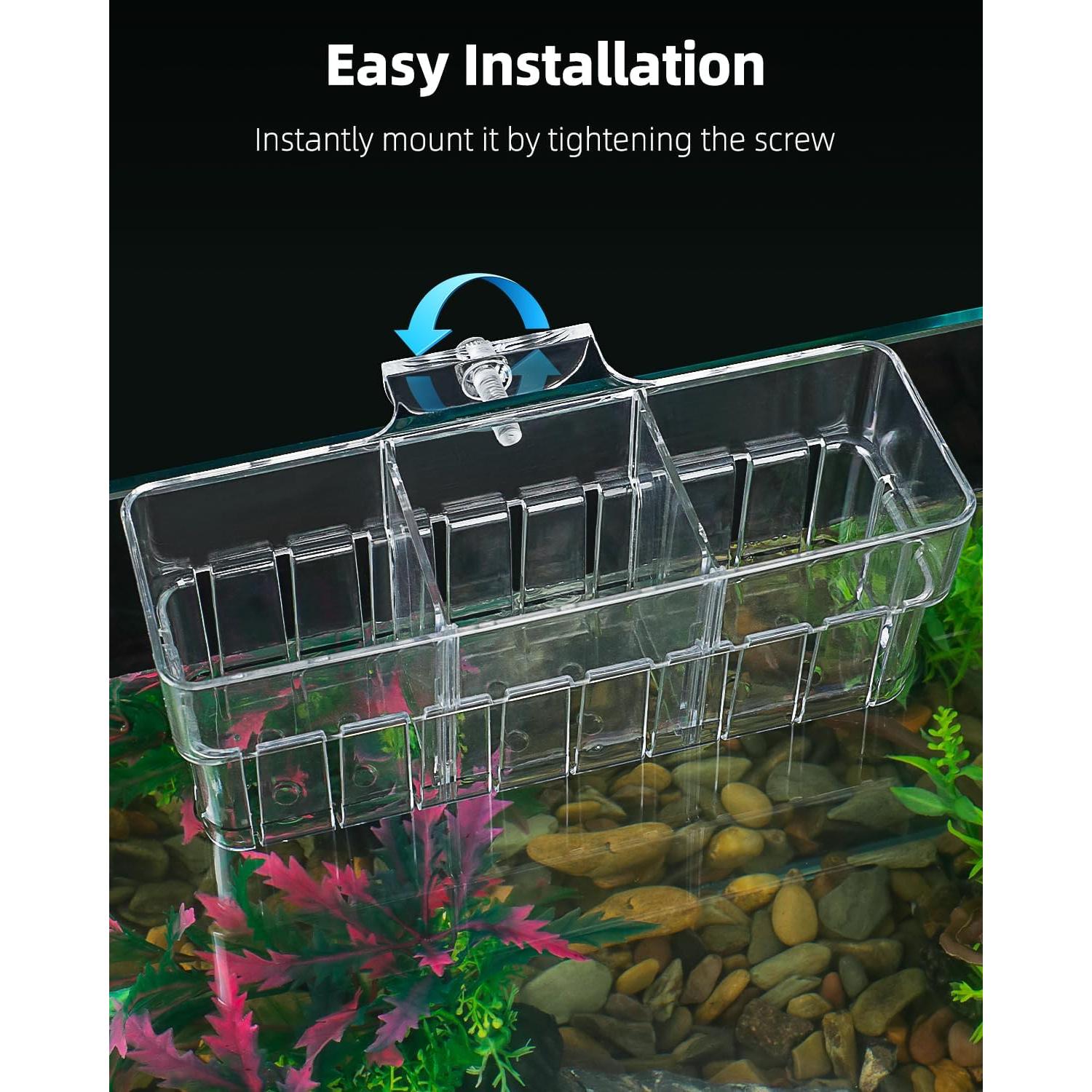 Soporte de Planta Acrílico Pawfly para Acuarios 3 Ranuras