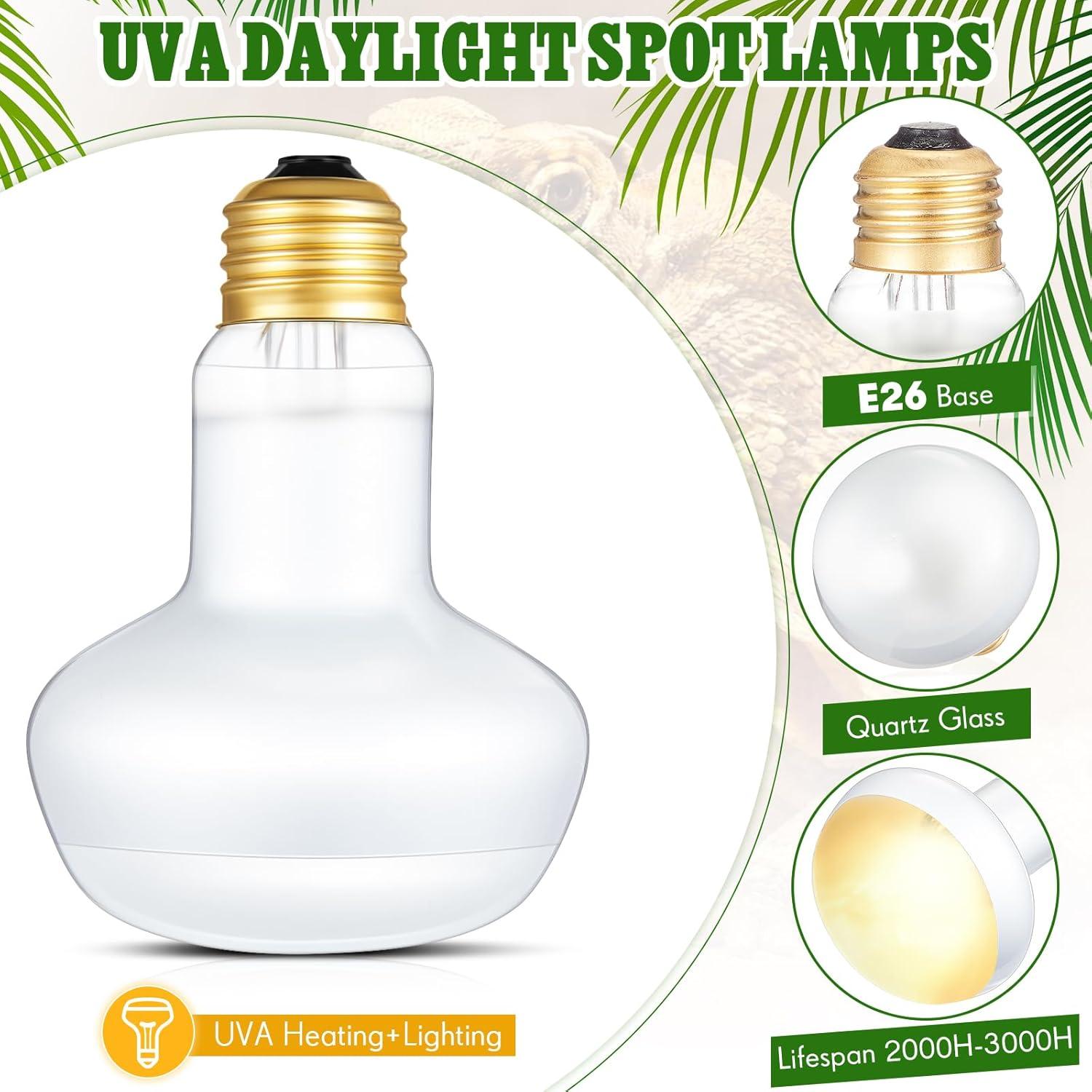 Bombillas de Calor 75W Retisee para Reptiles - Pack de 4