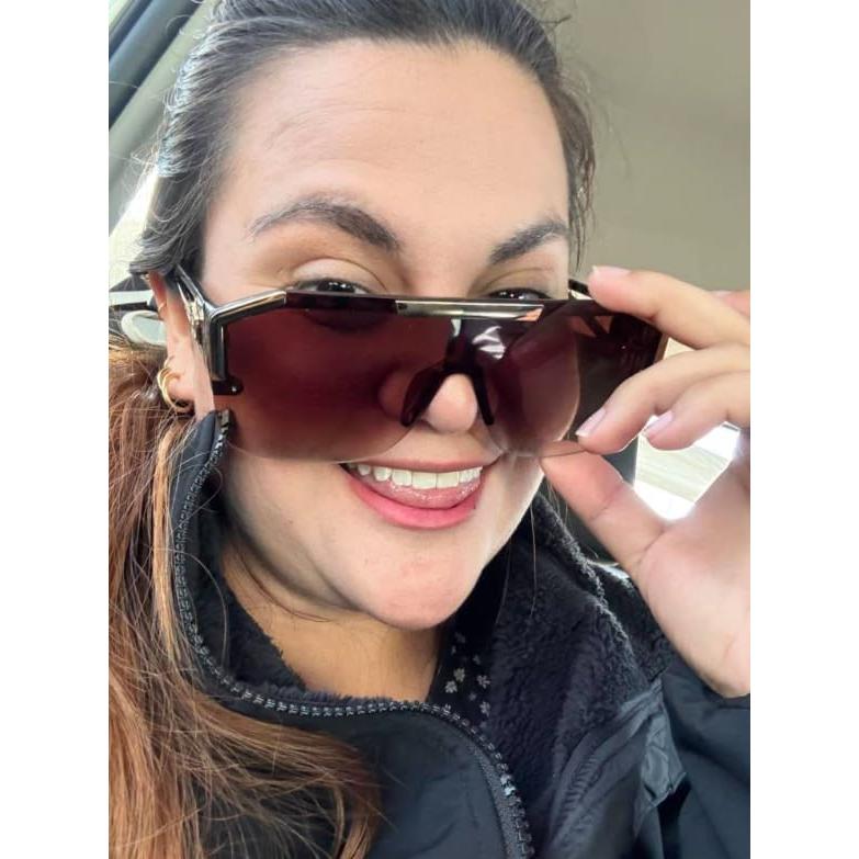 Gafas de Sol FEISEDY Cuadradas UV400 para Mujeres y Hombres