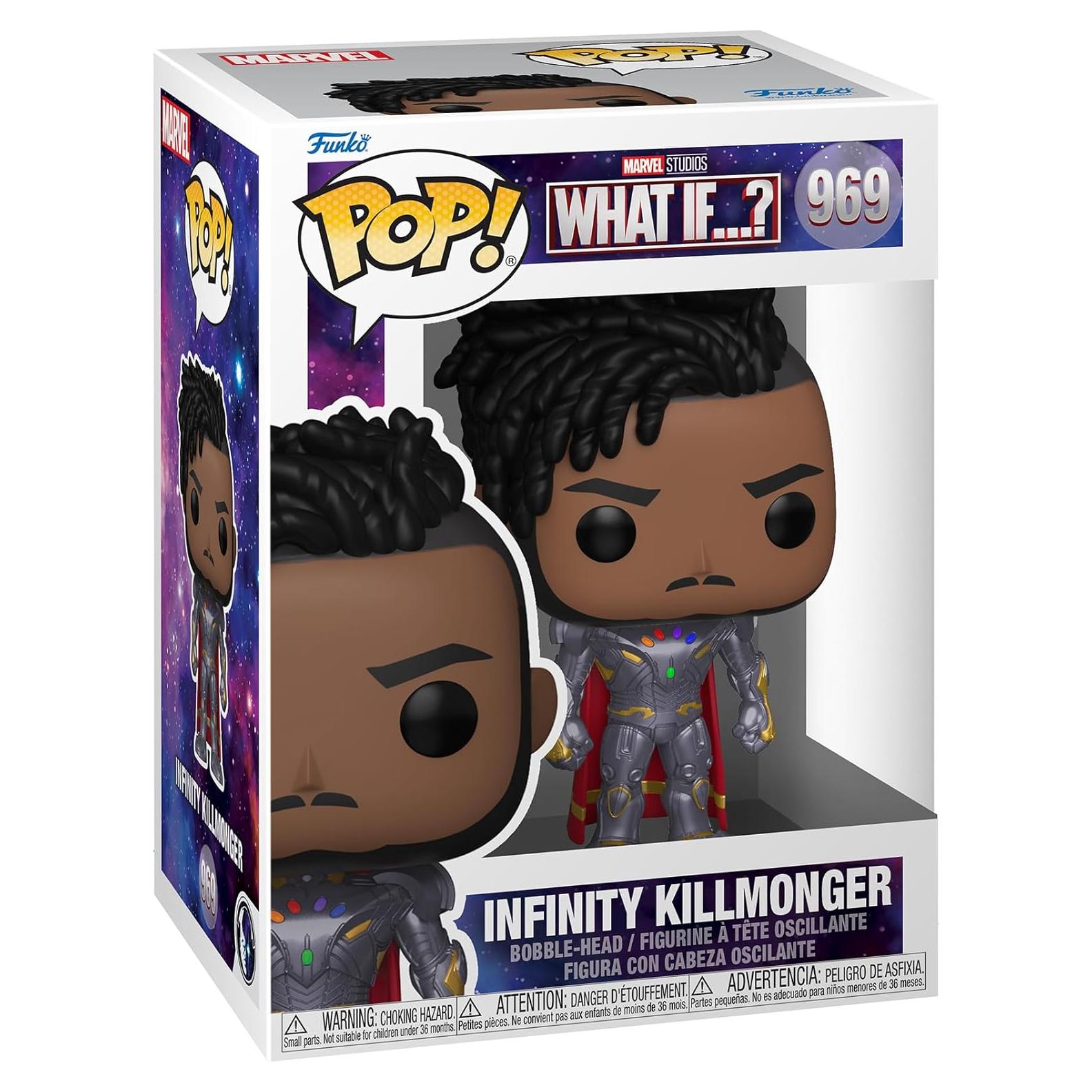 Figura Funko POP Marvel ¿Y si? Killmonger Infinito 11.4cm