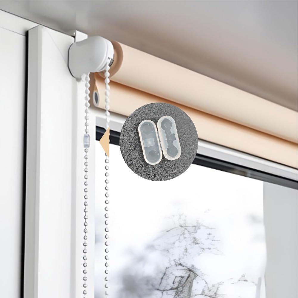 30 Conectores de Cadena de Bolas Acoeitl Plástico Transparente