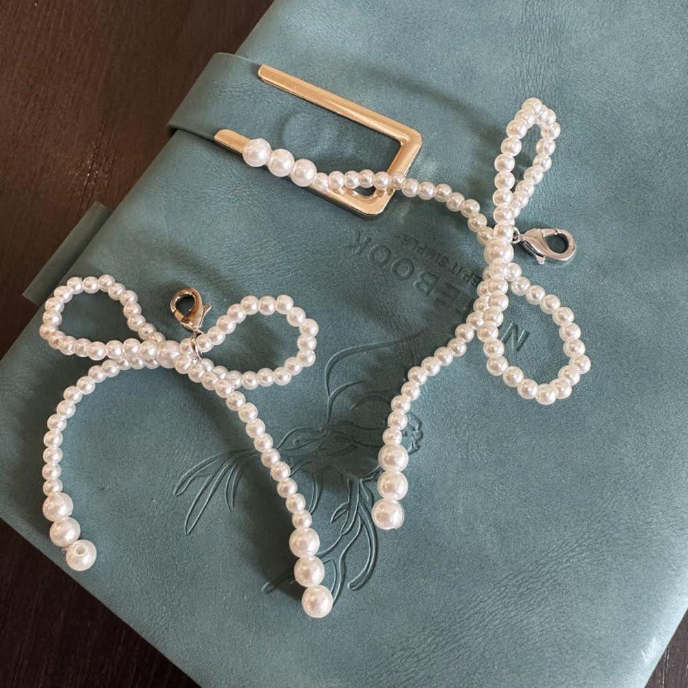 Encantos de Zapatos con Lazo de Perlas Liu Jun - 2 Pcs