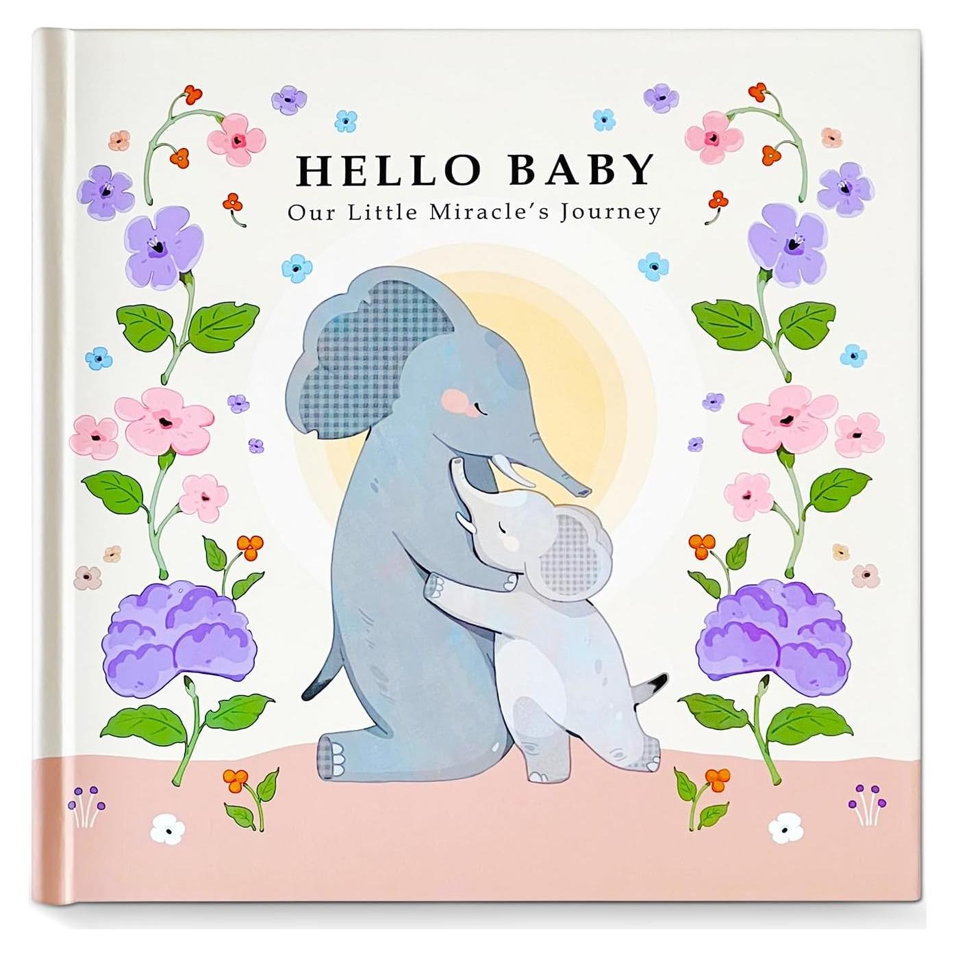 Libro de Recuerdos para Bebés FOUNCY Elefante 76 Páginas