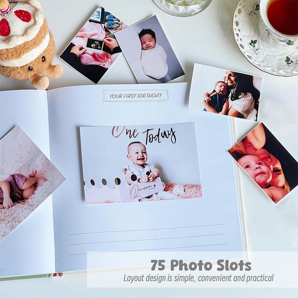 Libro de Recuerdos para Bebés FOUNCY Elefante 76 Páginas