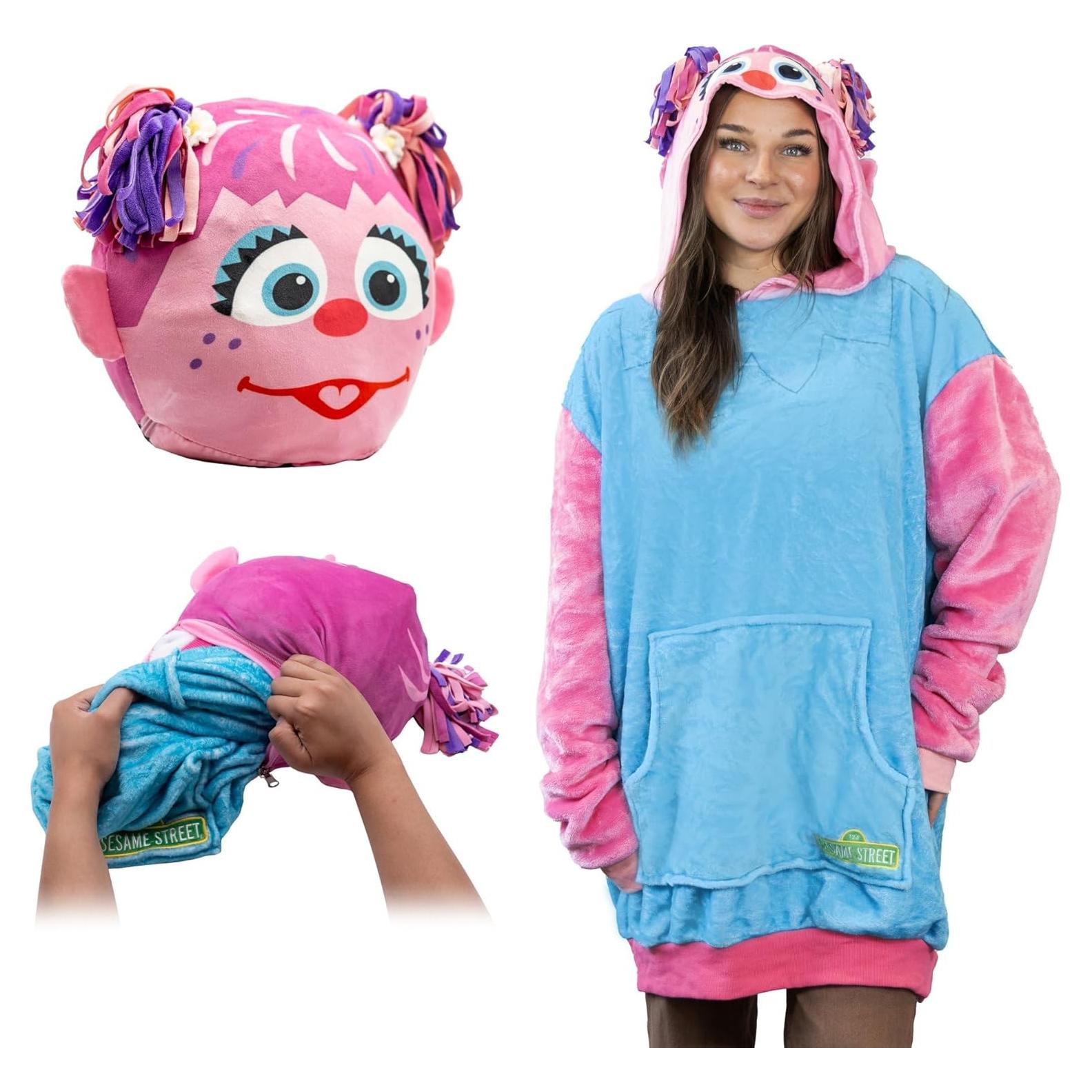Manta con Capucha Plushible Abby Cadabby - Adulto - Suave y Lavable